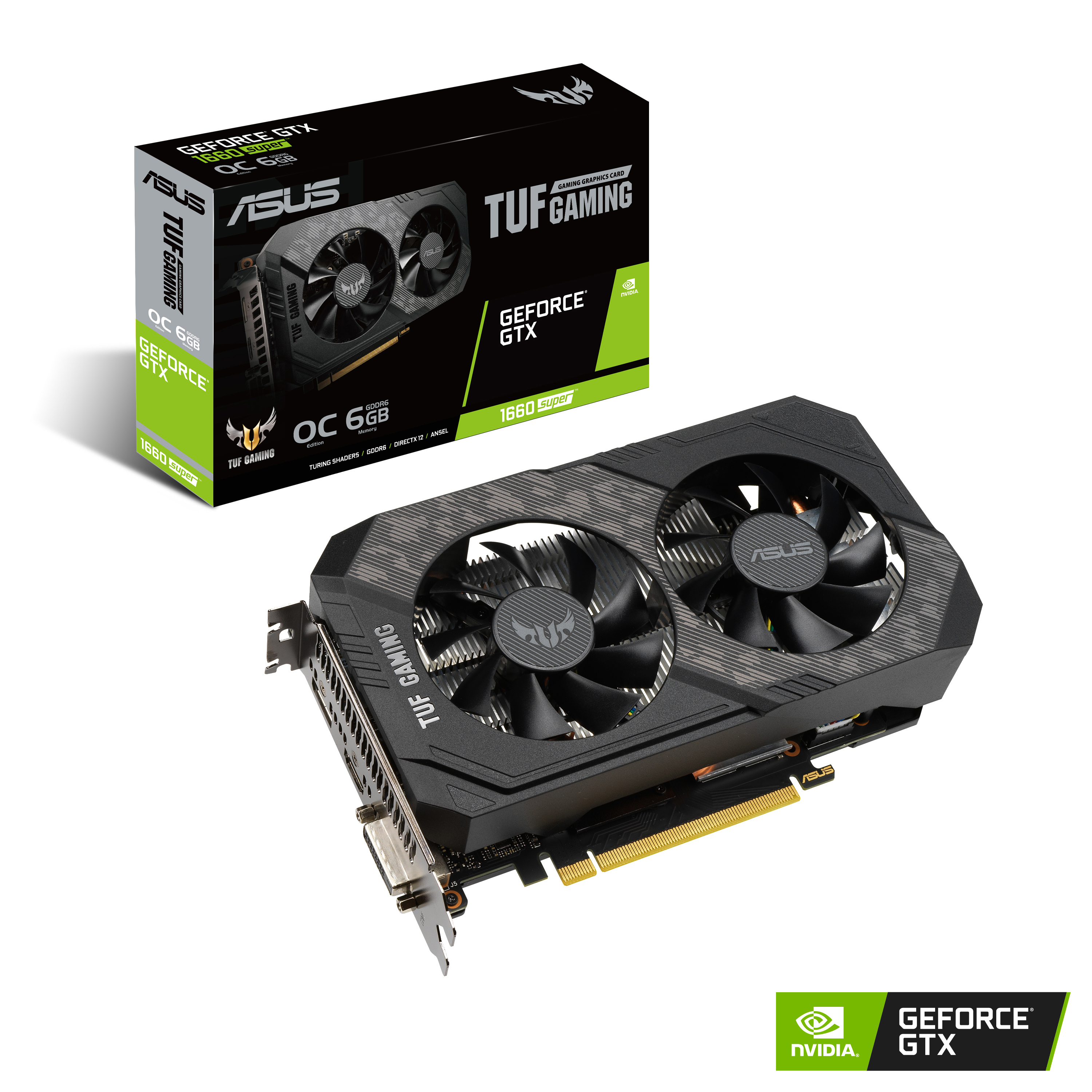 Grafikkarte ASUS Geforce® GTX 1660 SUPER™ TUF Gaming OC 6GB 