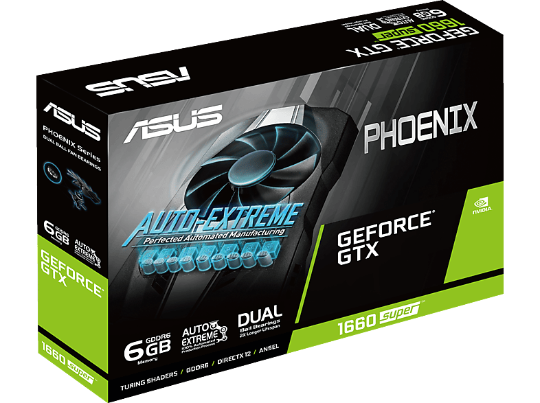 ASUS Geforce® GTX 1660 SUPER™ Phoenix 6GB (90YV0DT1-M0NA00) (NVIDIA ...