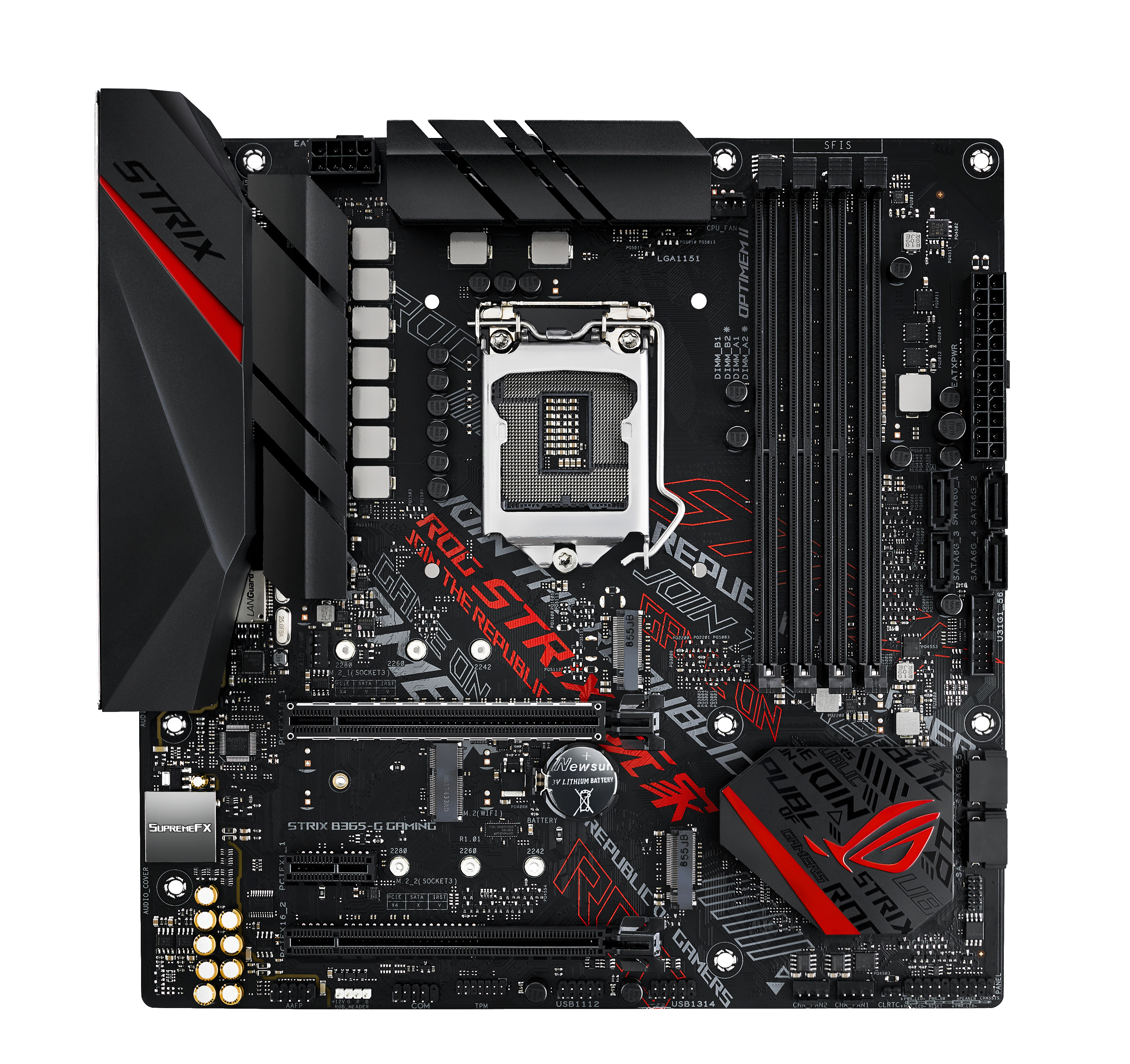 ASUS Rog Strix B365-G Mainboard Schwarz