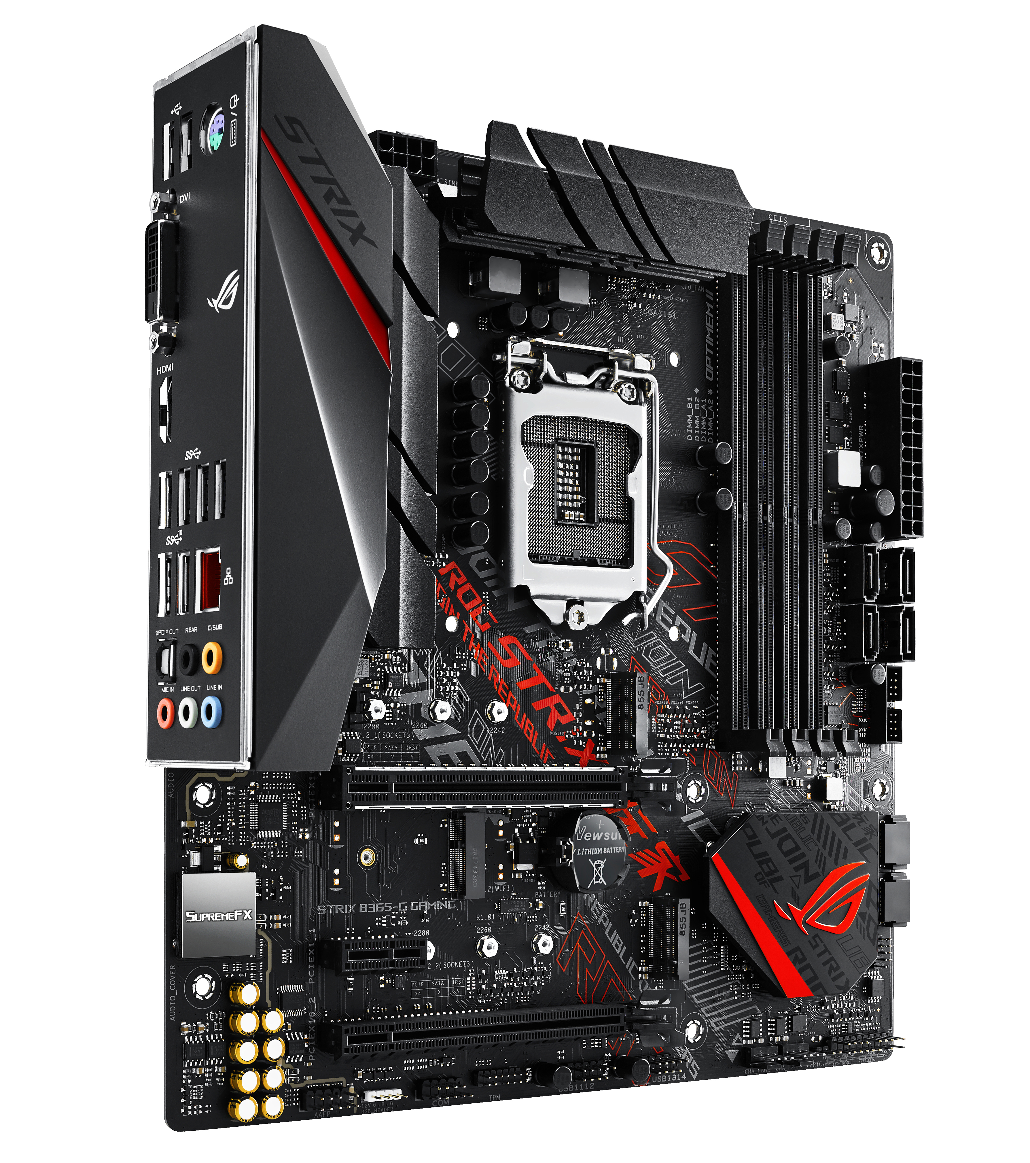 ASUS Rog Strix B365-G Mainboard Schwarz