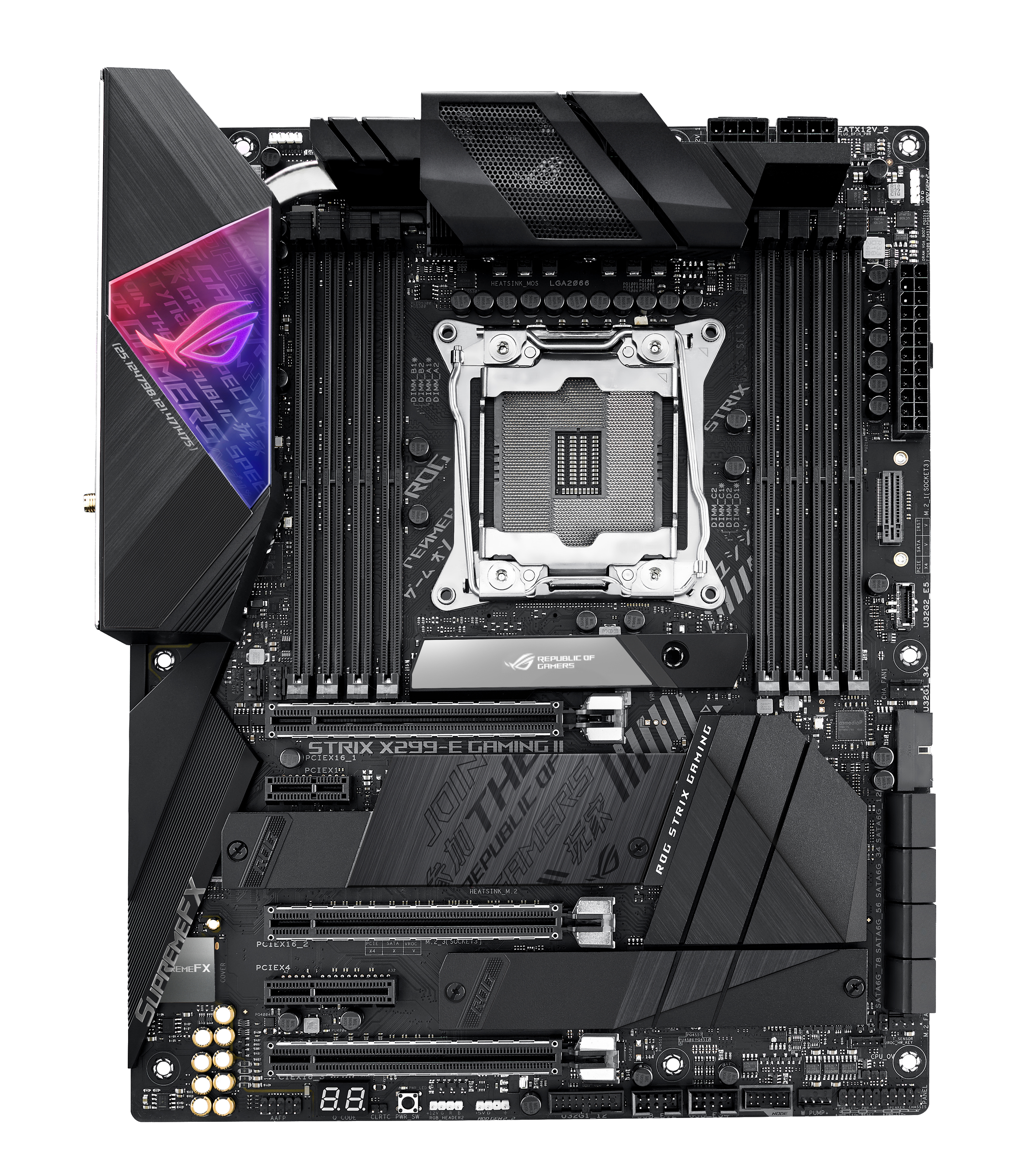 ASUS Rog Strix X299-E Gaming II Mainboard Schwarz