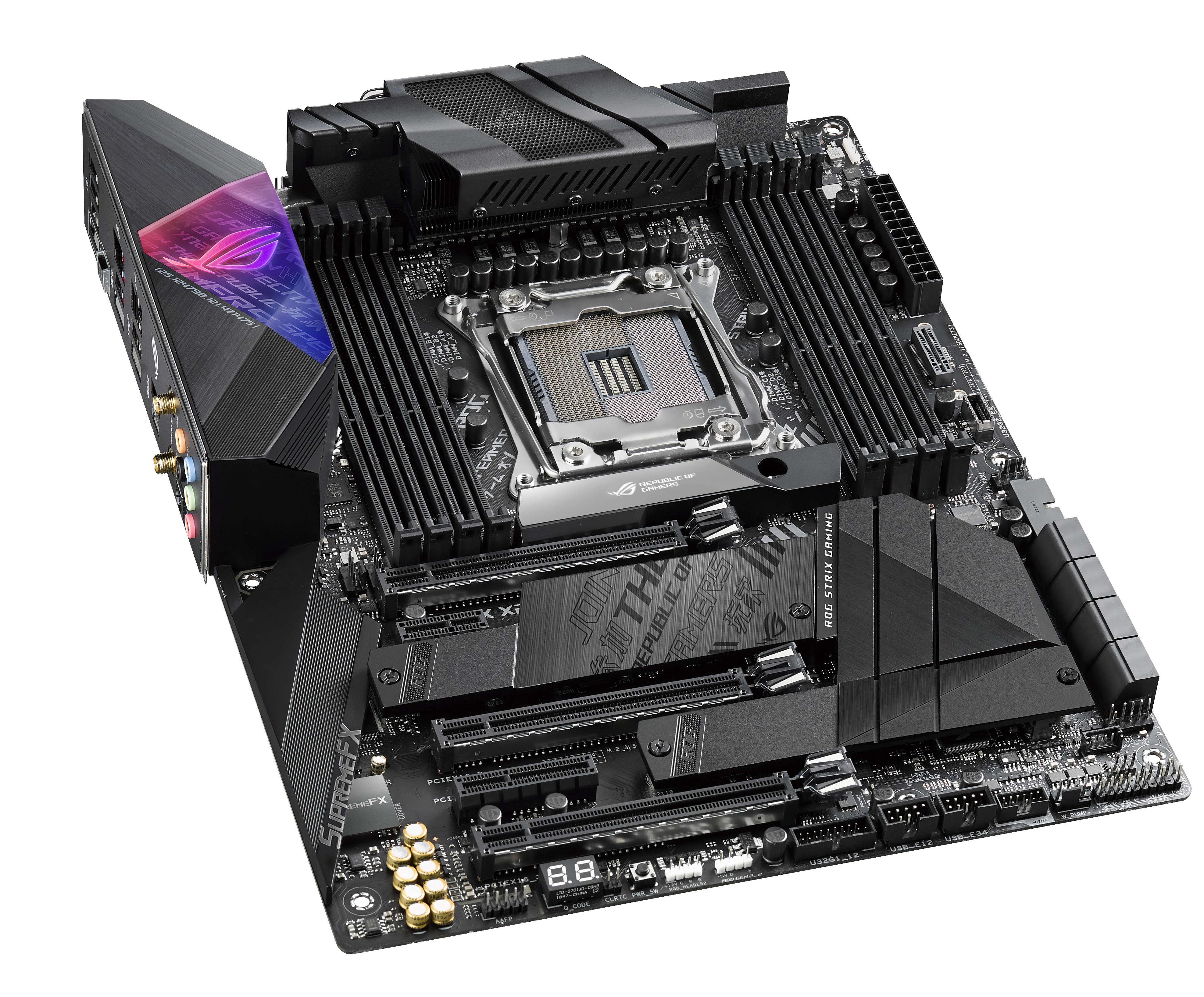 ASUS Rog Strix X299-E Gaming II Mainboard Schwarz
