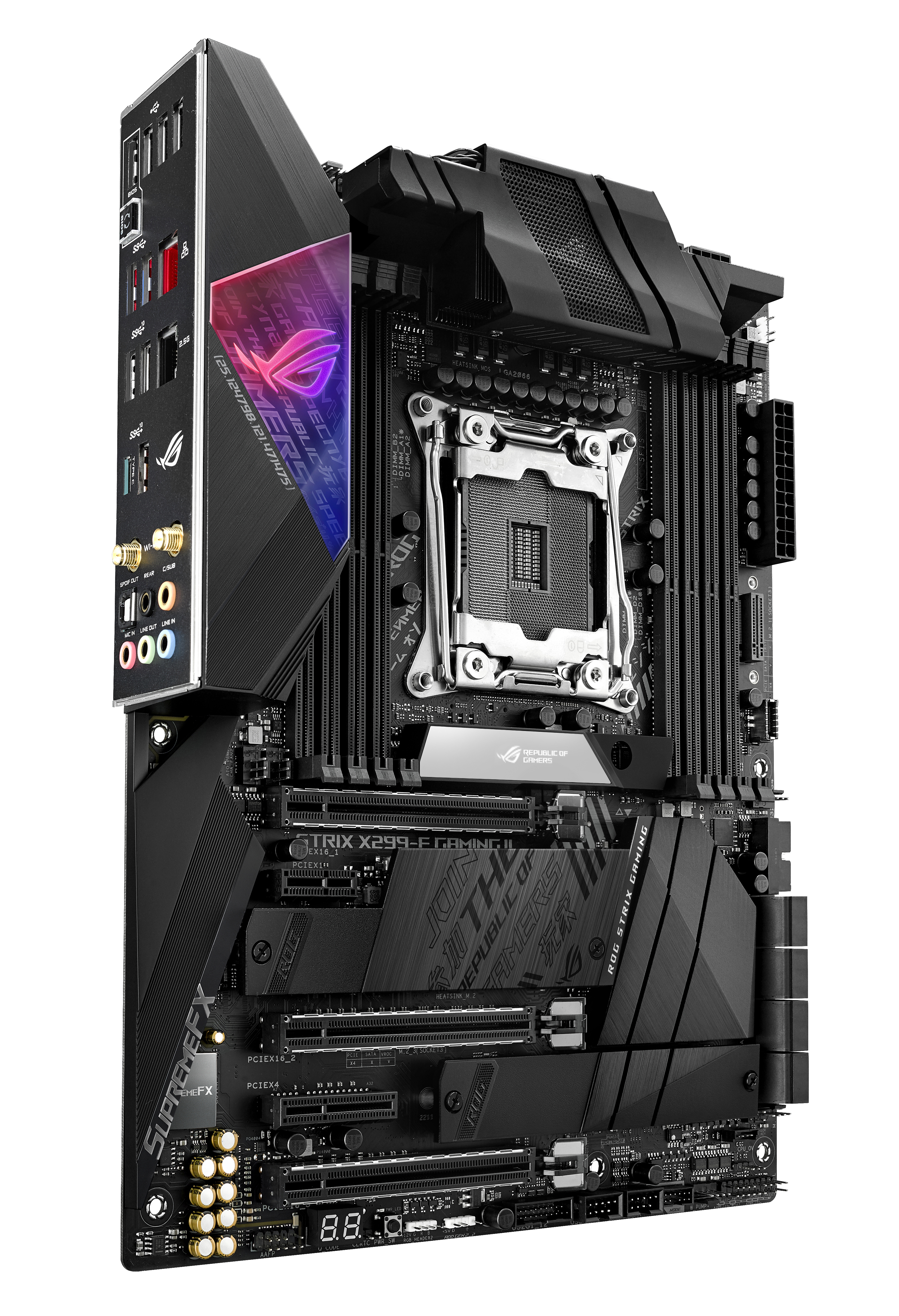 ASUS Rog Strix X299-E Gaming II Mainboard Schwarz