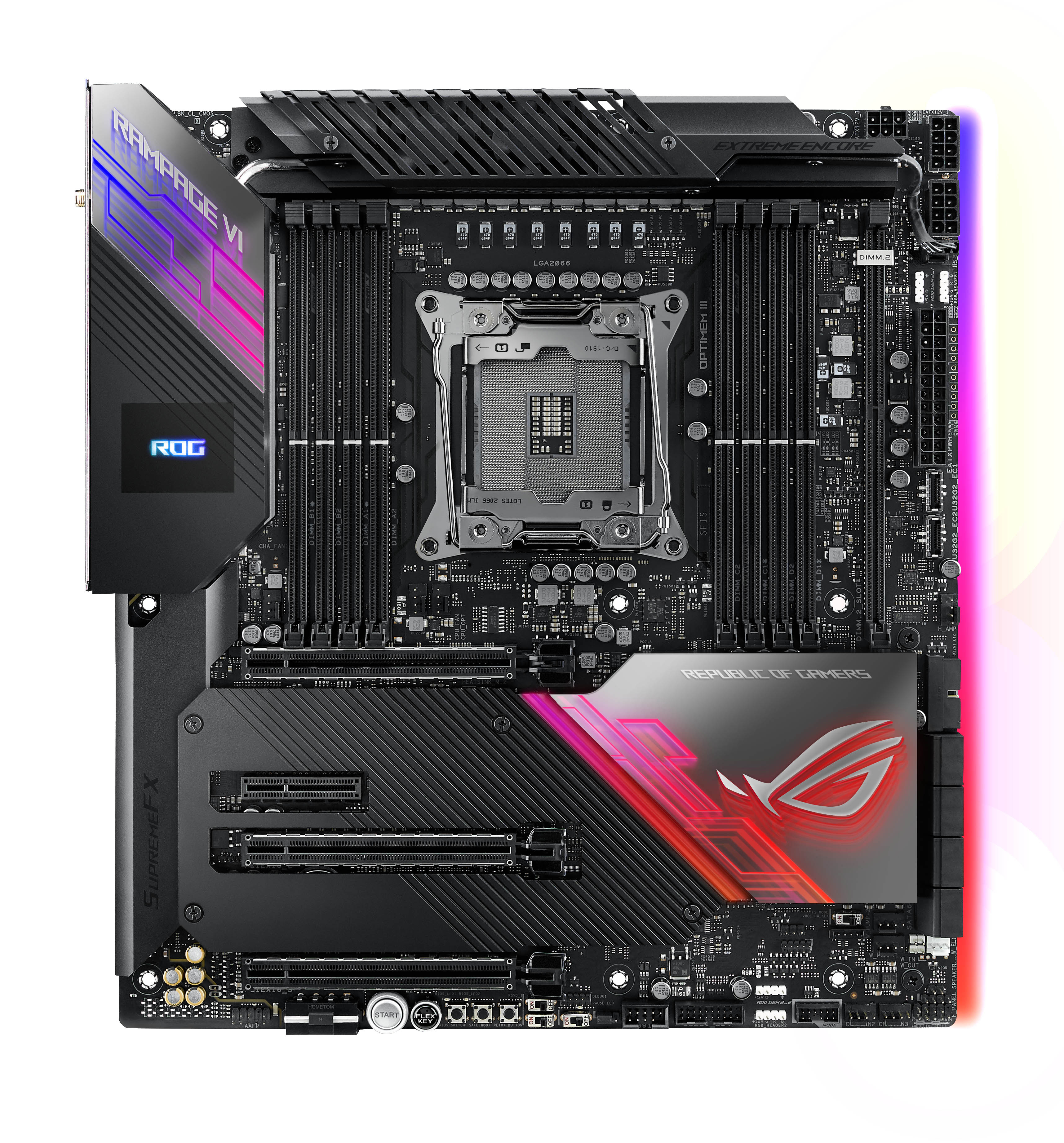 ASUS ROG Rampage VI Extreme Encore Mainboard Schwarz
