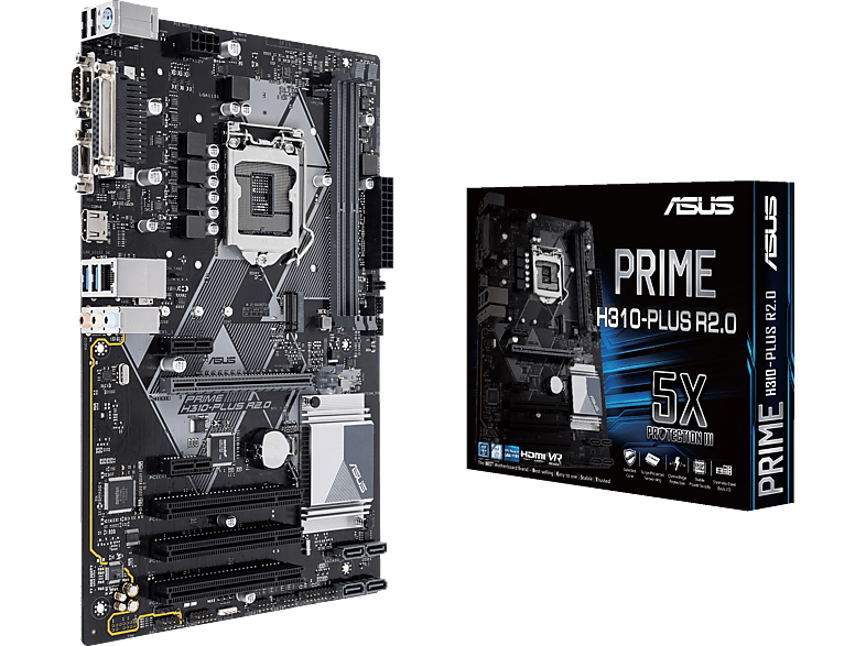 ASUS Prime H310-Plus Schwarz Mainboard