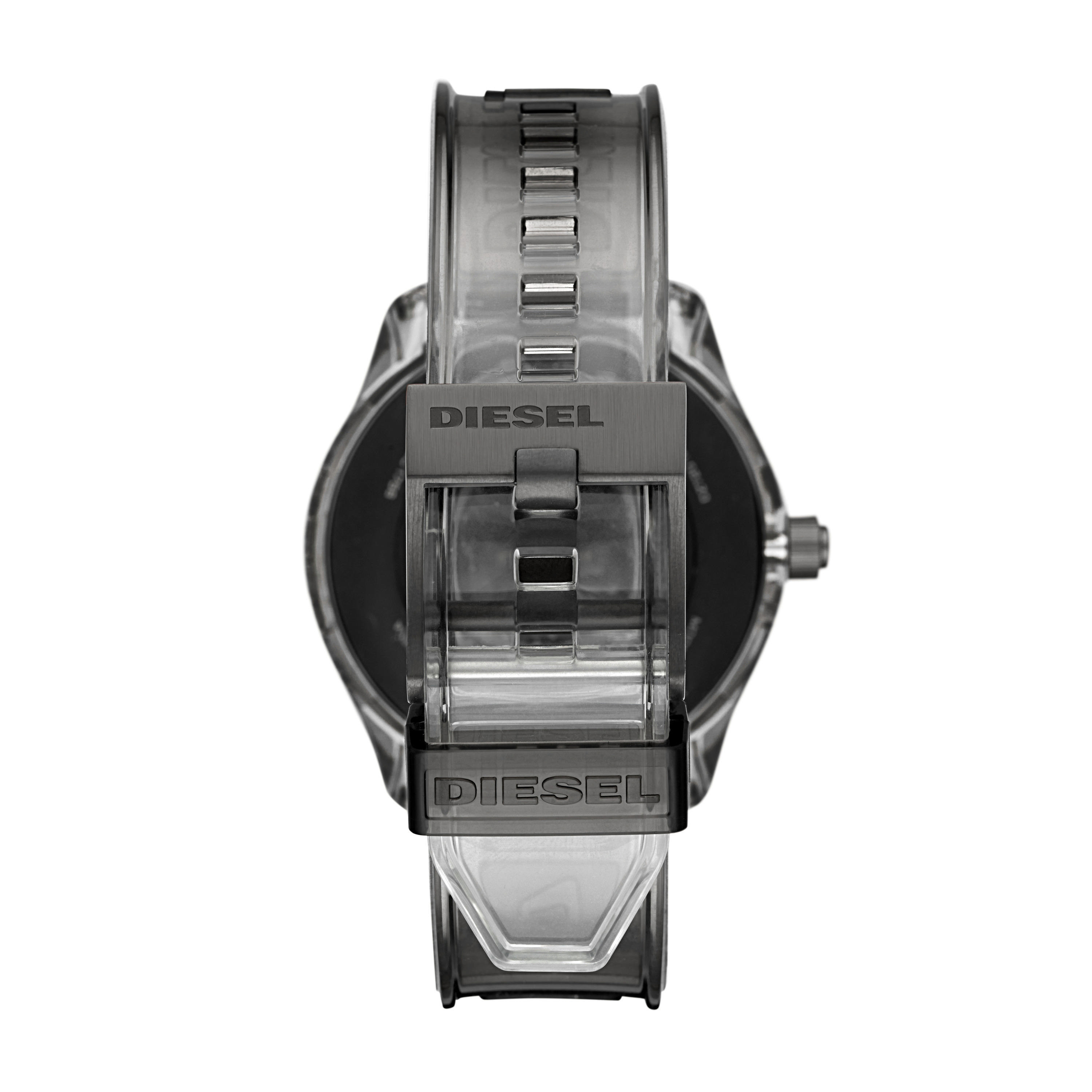 DIESEL Fadelite Smartwatch Aluminium/Nylon Silikon, 190 +/- 5 mm, Transparent / Smoke