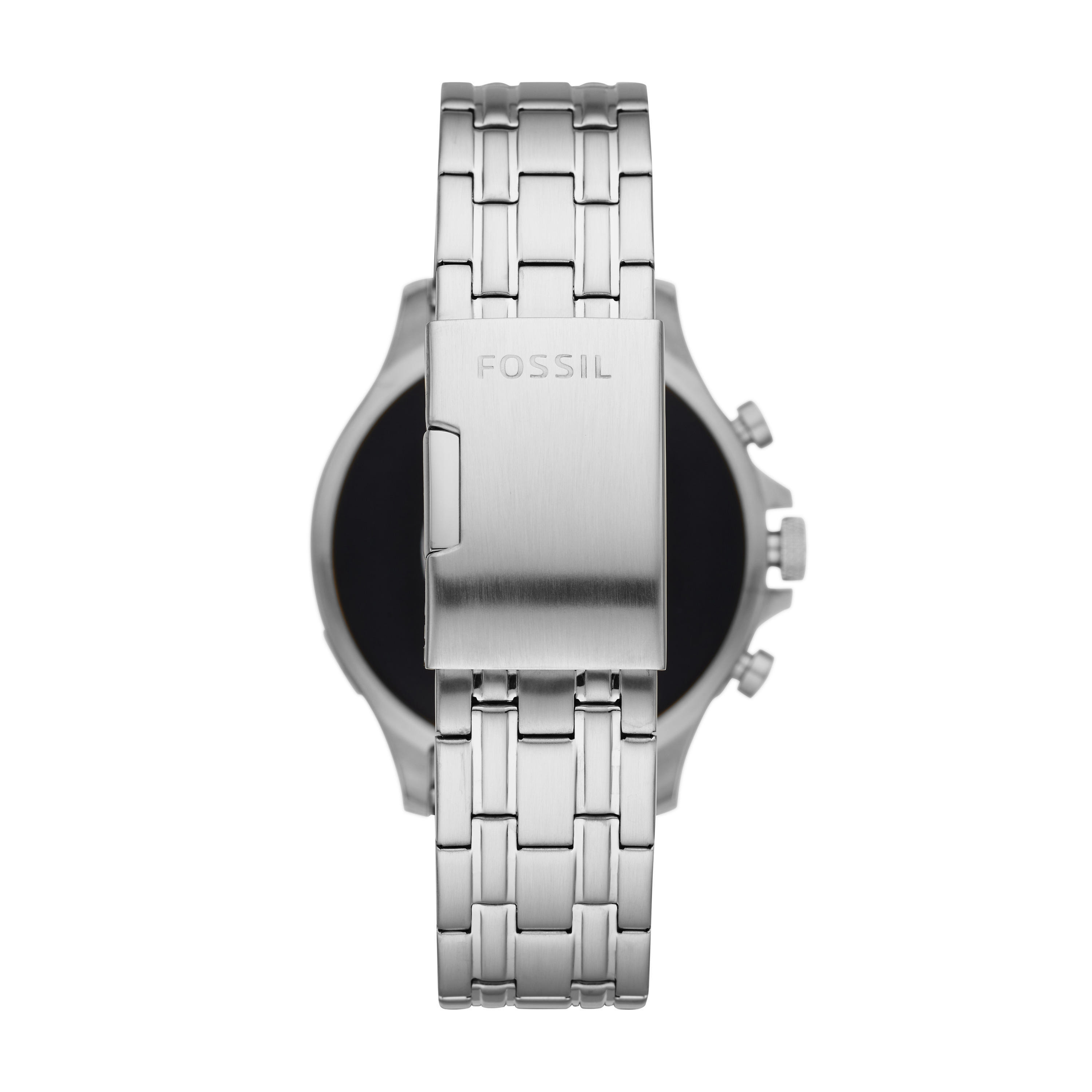 FOSSIL Garrett HR Smartwatch Edelstahl Edelstahl, 200 +/- 5 mm, Silber