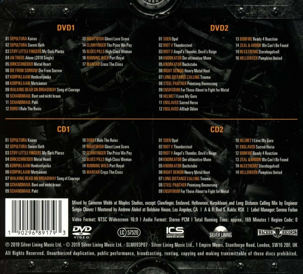 VARIOUS - Live At Wacken 2018: 29 Years Louder Than Hell  - (CD + DVD Video)
