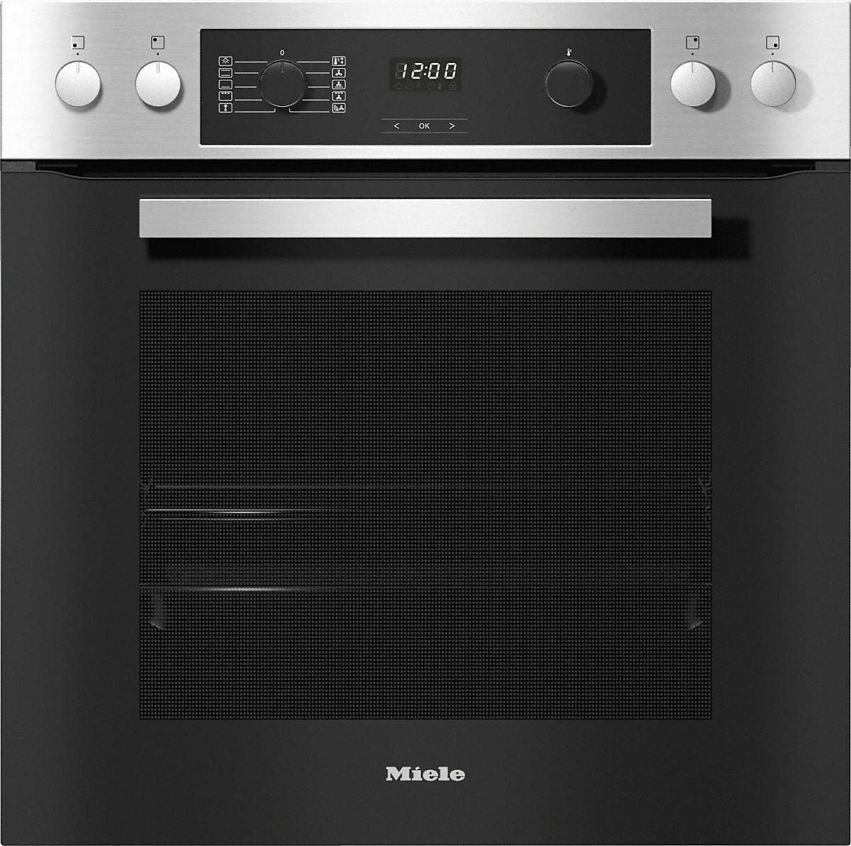 MIELE H 2265-1 E + KM 6002 LPT E ACTIVE, Einbauherdset (Elektrokochfeld, A+, 76 l)