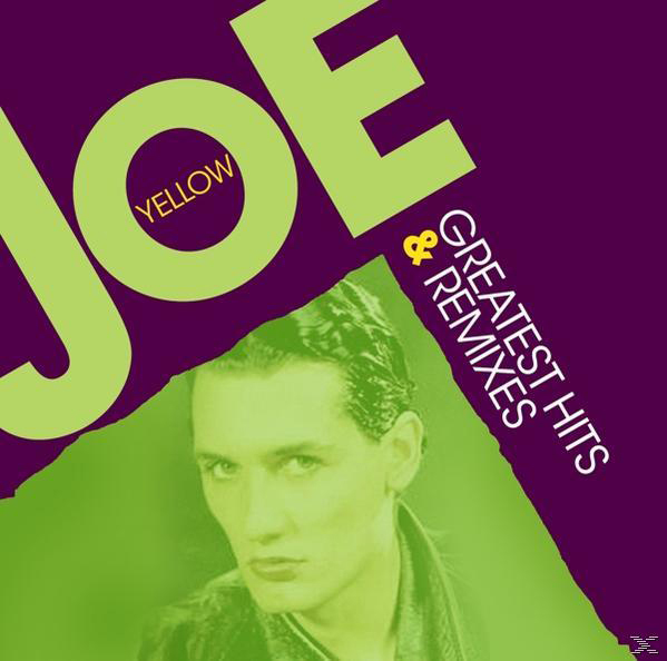 Albumcover in Lila und Gelb. Der Name 'JOE' ist groß, und ein Bild eines Mannes befindet sich unten.