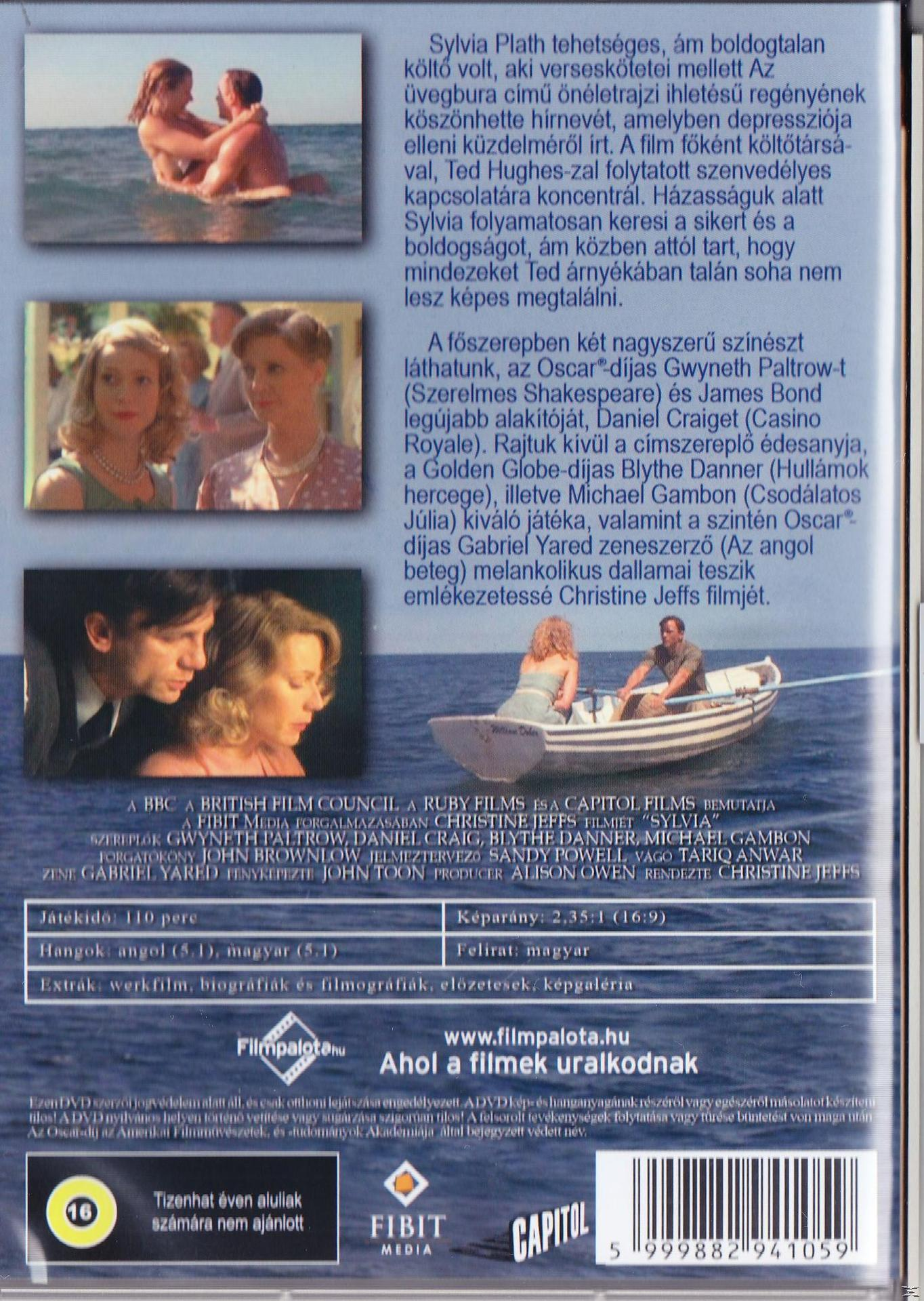 Film DVD hátlapja, több képpel és szöveggel több nyelven.