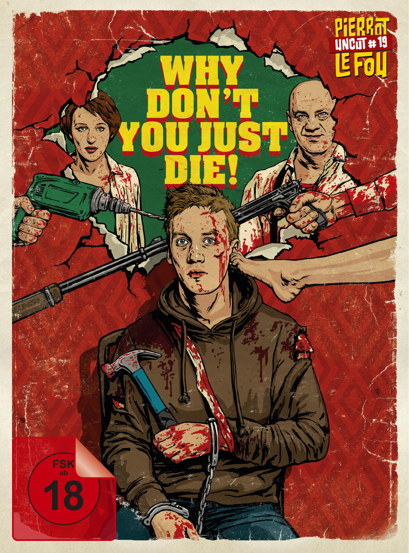 Mediabook Just You Die! Don\'t - Why LTD. (Uncut) Blu-ray
