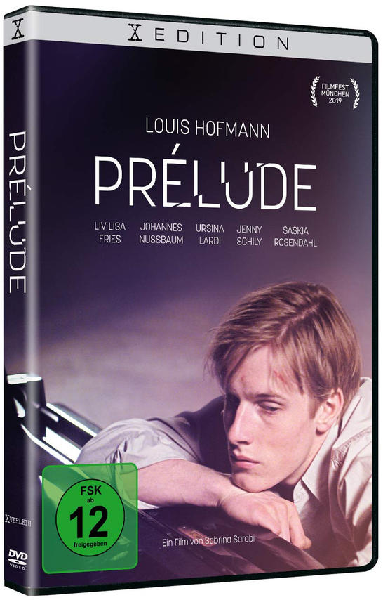 Eine DVD-Hülle des Films 'Prélude' mit Louis Hofmann auf dem Cover.