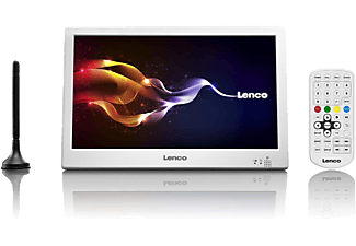 LENCO TFT-1038WH 10 hüvelykes HD képernyő, fehér
