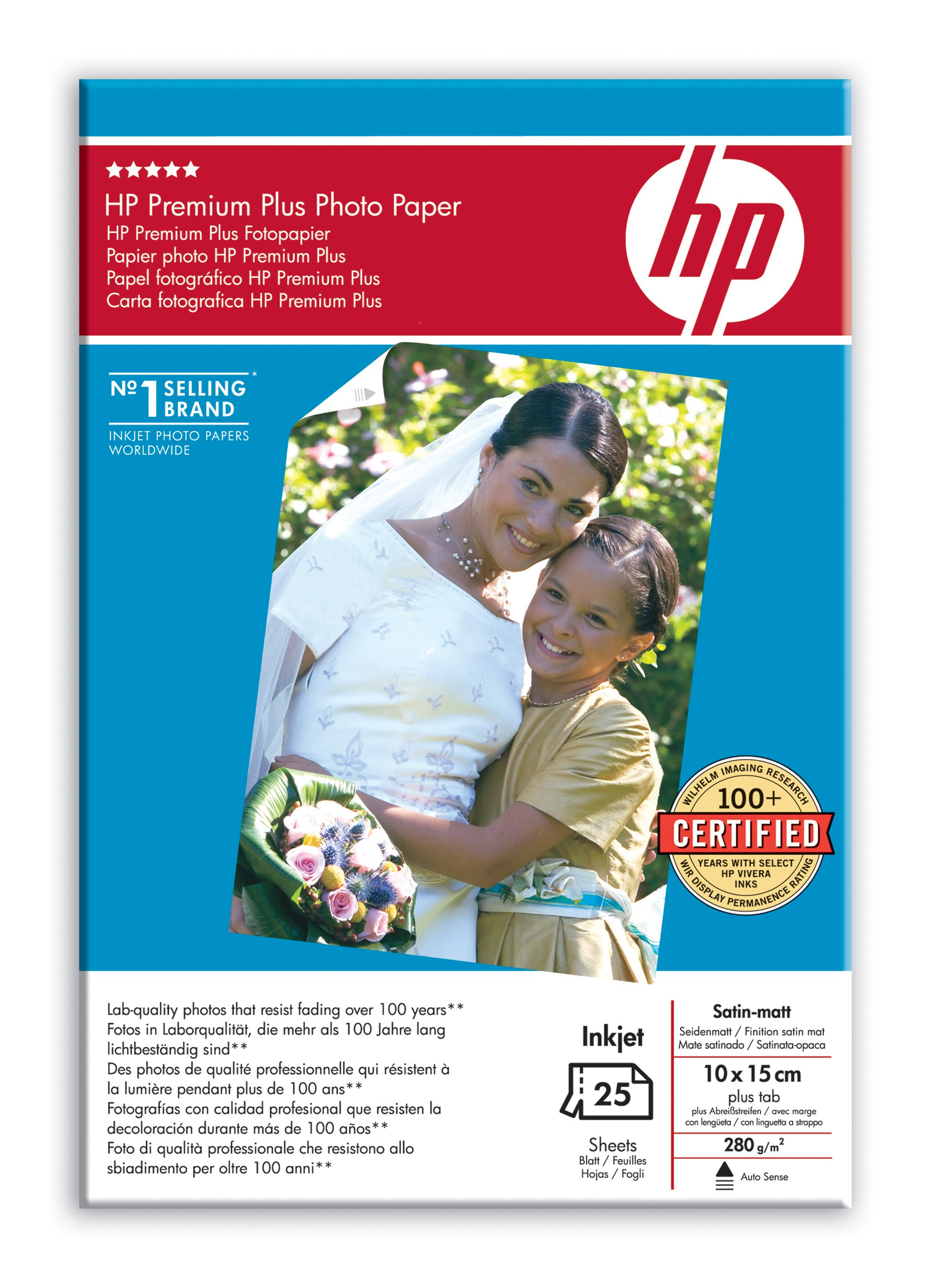 Papel - Hp, Q 8030 A-PAPER/PHOTO-PREMIUM 10X15