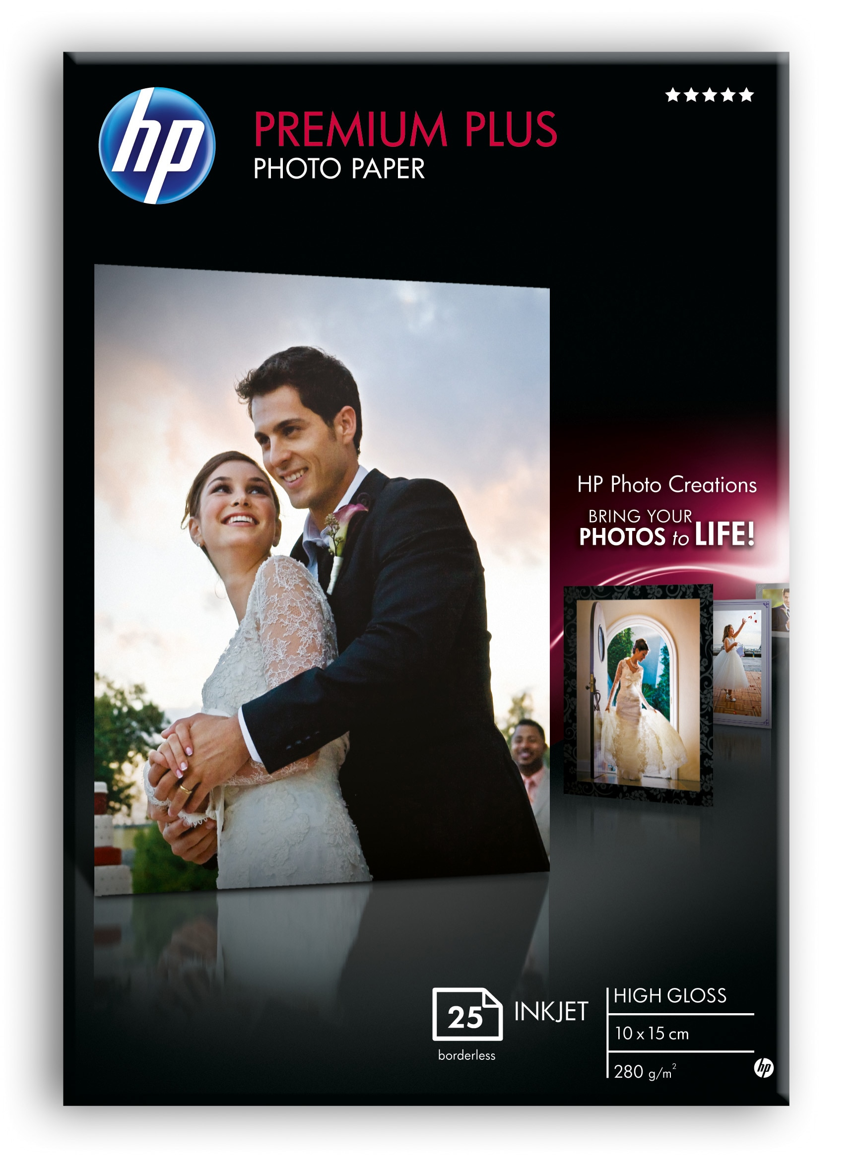 Papel Foto Todos Formatos - Hp, Q 8028 A- PAPER, PHOTO-PREMIUM 10X15