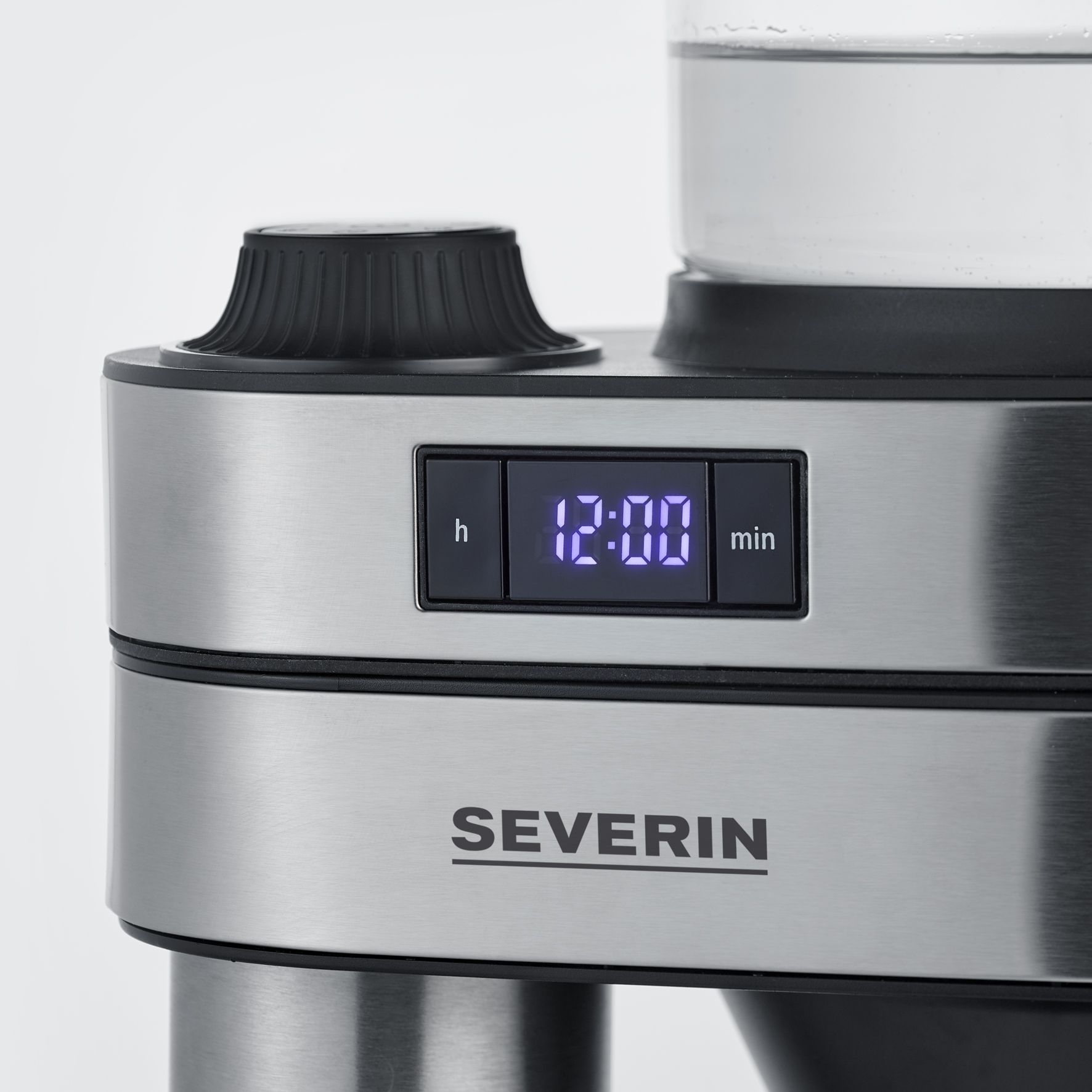 SEVERIN  Percolateur Caprice (KA 5760) - Machine à café - Capacité (réservoir d'eau): 1 l - Type de pot: Verre - Inox