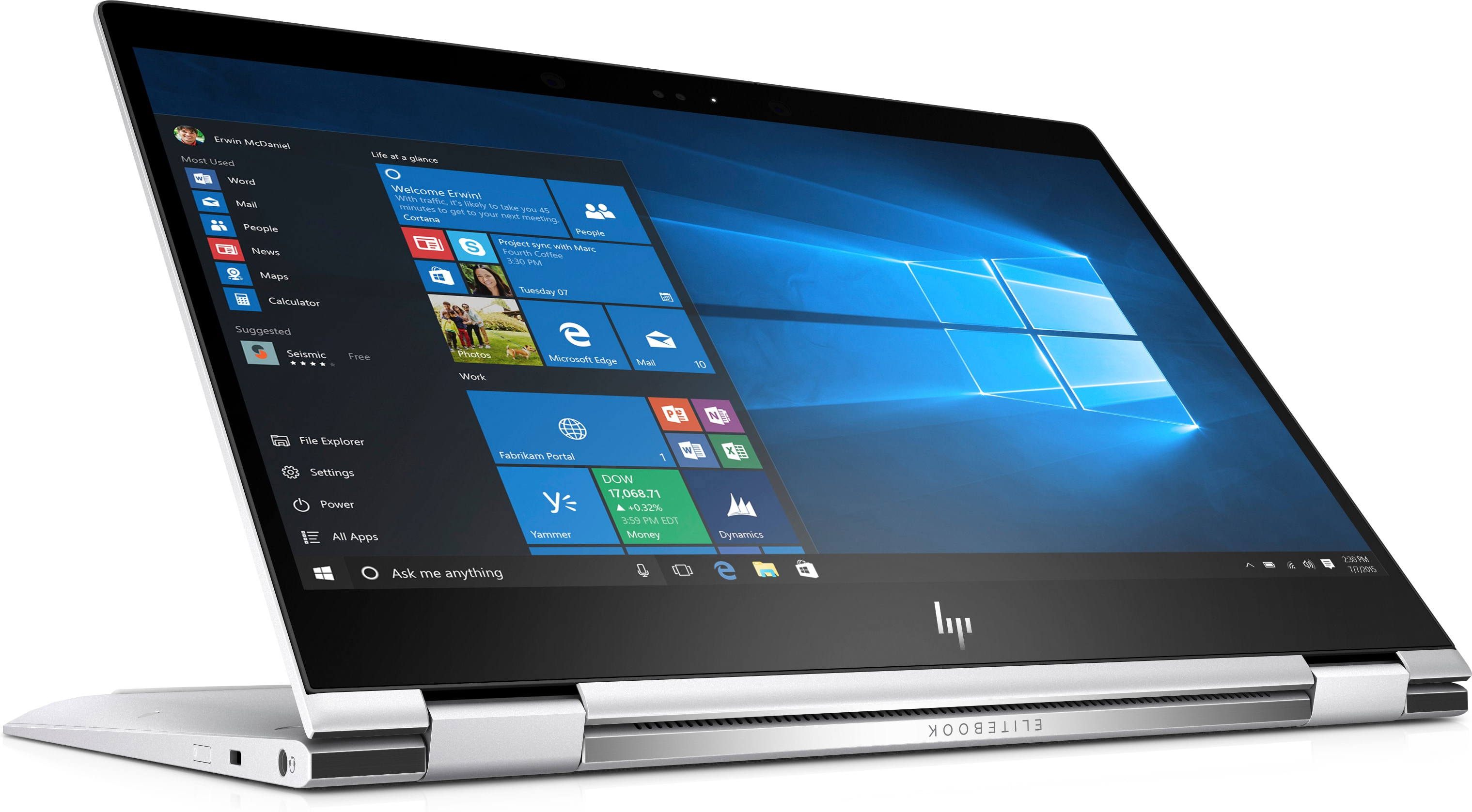HP - B2B EliteBook x360 1020 G2 - 12,5 Zoll - Intel® Core™ i7 i7-7600U - 16 GB - 512 GB