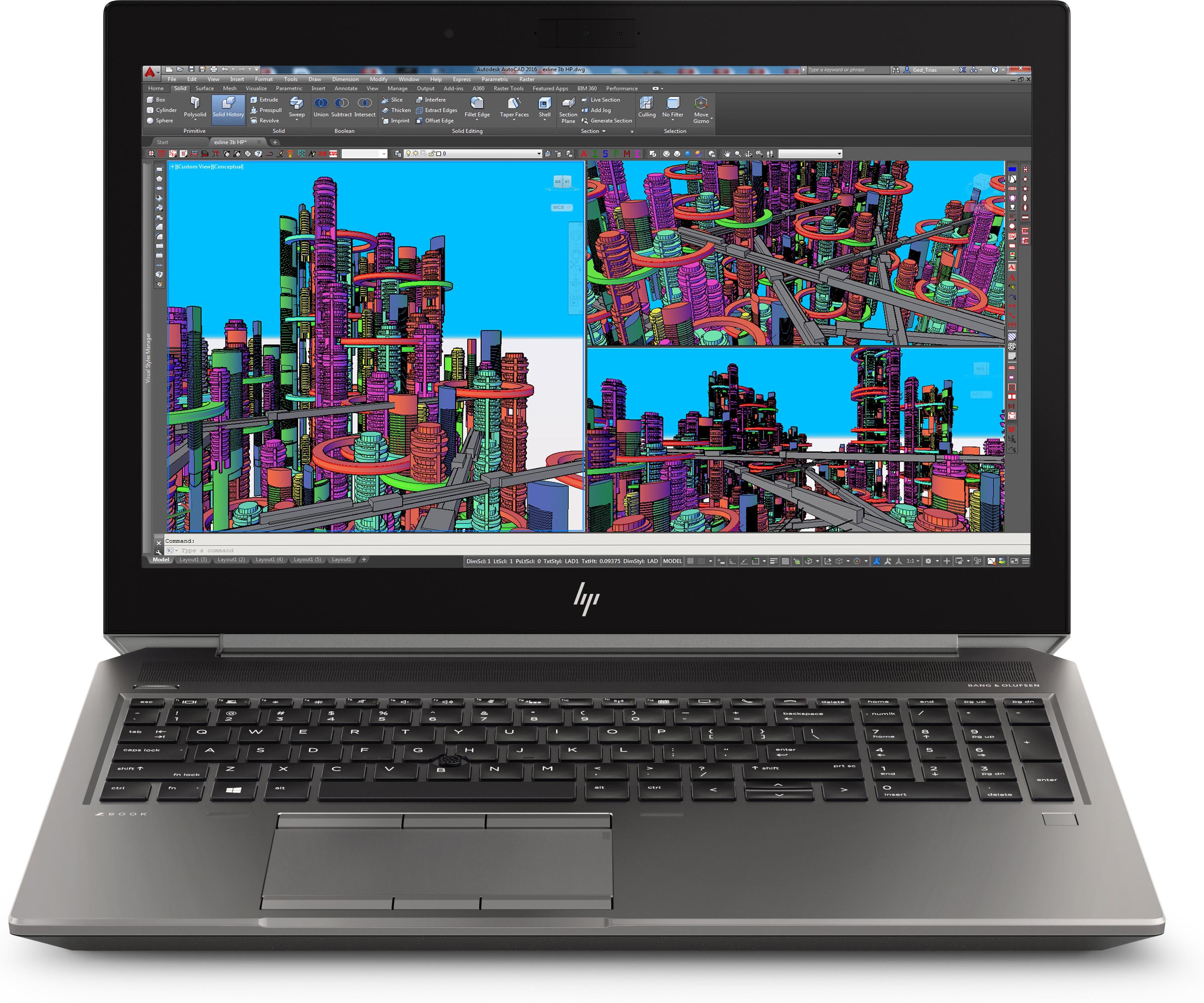 HP - B2B ZBook G5 - 15,6 Zoll - Intel® Core™ i9 i9-8950HK - 16 GB - 512 GB