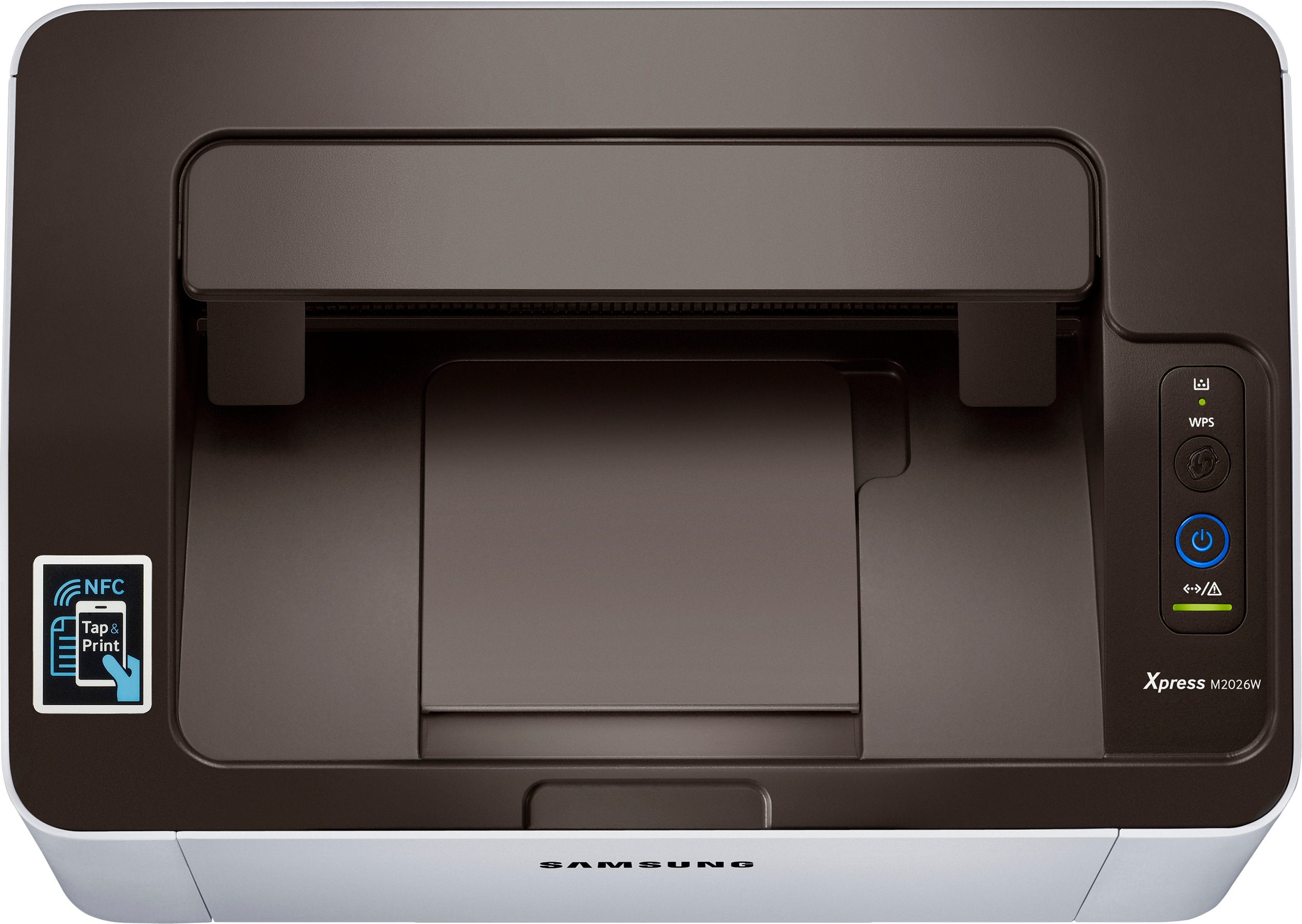 Impresora láser - Samsung SL-M2026W, Monocromo, 20ppm, WiFi, USB, Plata