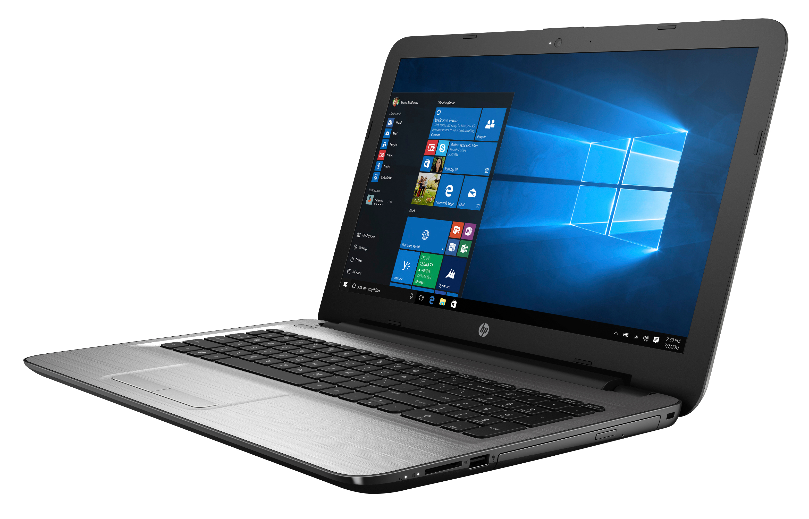 HP Notebook 250 G5 (1KA20EA#ABD) Notebook, 15,6 Zoll, Full-HD, Intel® Core™ i5-7200U Prozessor
(3M Cache, bis zu 3.10 GHz), 8 GB, 256 GB SSD