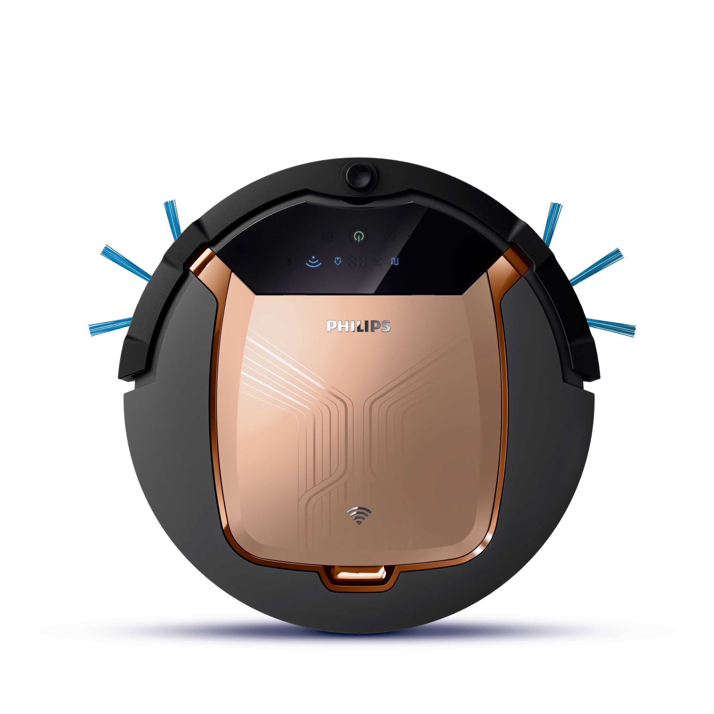 Robot aspirador - Philips FC8832/01 Smart Pro Active, Limpieza en 3 fases, TriActive XL, 4 modos,