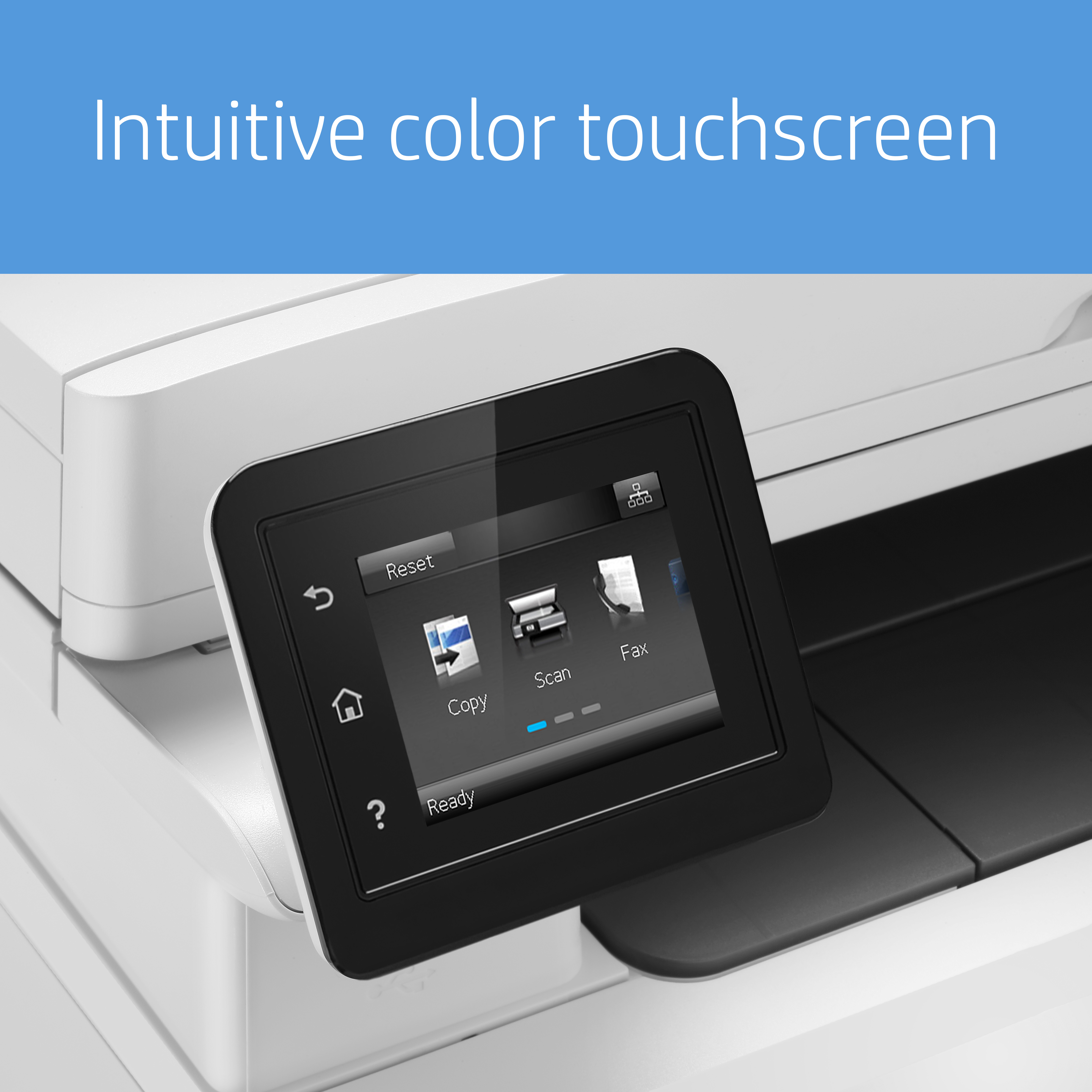 HP Multifunktionsdrucker LaserJet Pro MFP M281fdw, Farblaser (T6B82A#B19), Multifunktionsdrucker, WLAN, Weiß 