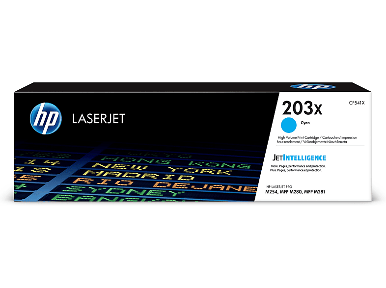 HP 203X, cyan (CF541X); Tonerpatrone