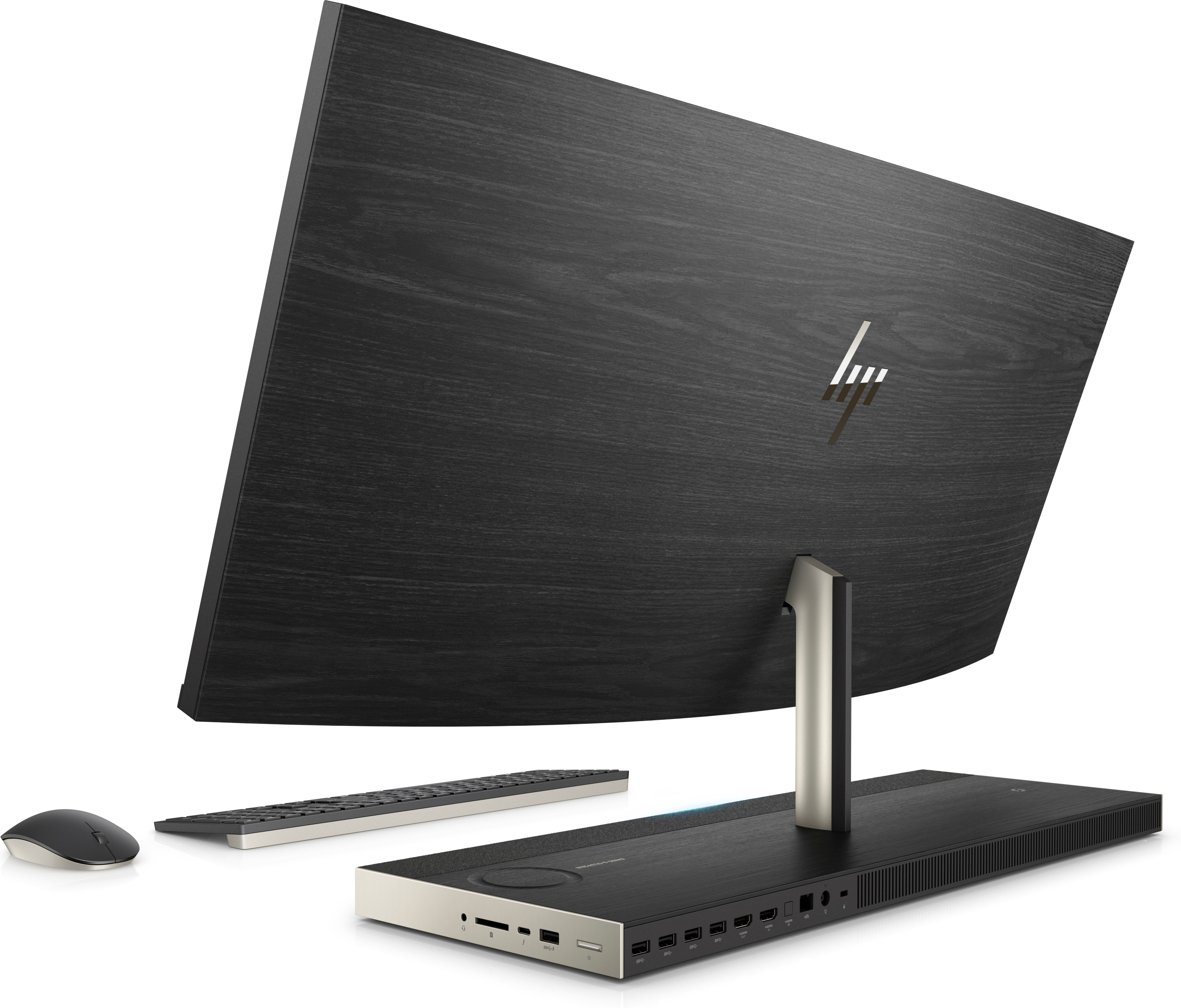 HP All in One PC Envy Curved 34-b130ng, dunkelgrau (5CQ61EA#ABD) All-in-One PC 34 Zoll, Intel® Core™ i7-8700T Prozessor
(12M Cache, bis zu 4.00 GHz), 16 GB RAM, 2000 GB HDD + 256 GB SSD, Grau