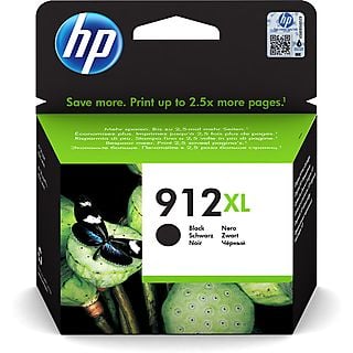 Cartucho de tinta - HP 912 XL, Negro, 3YL84AE