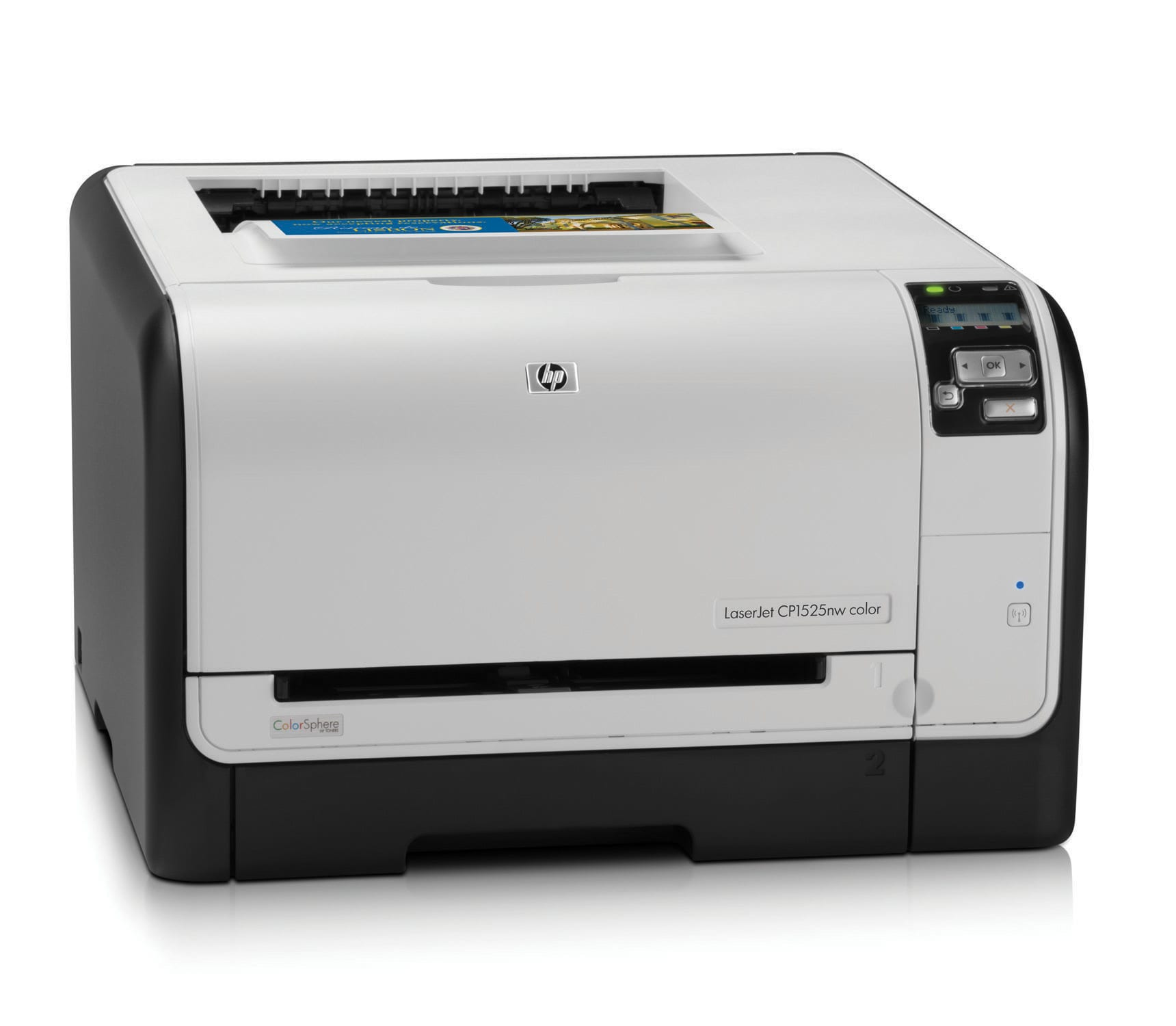 Impresora láser - HP LaserJet Pro Color CP 1525 NW, WiFi, USB