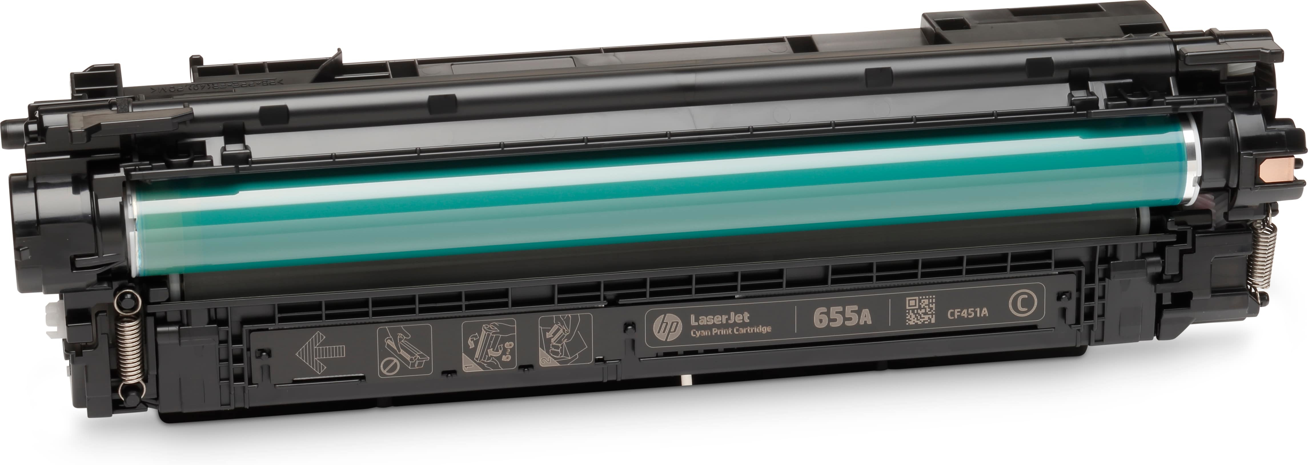 Cartucho de Tóner - HP Original LaserJet 655A, Cian