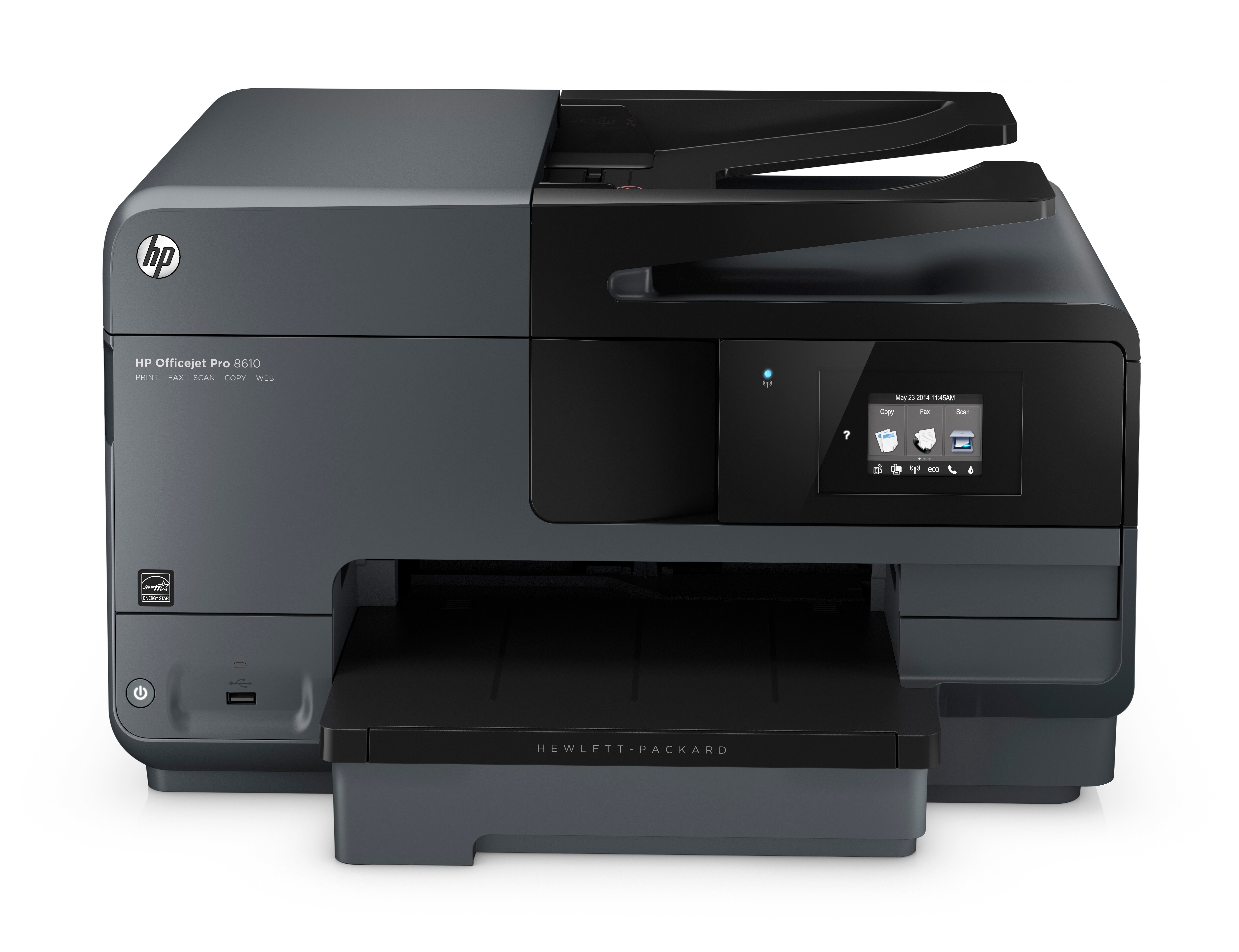 HP Multifunktionsdrucker OfficeJet Pro 8610 All-in-One (A7F64A), Multifunktionsdrucker, schwarz