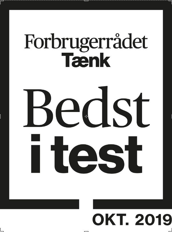 Logo: Weißes und schwarzes Siegel mit Text.