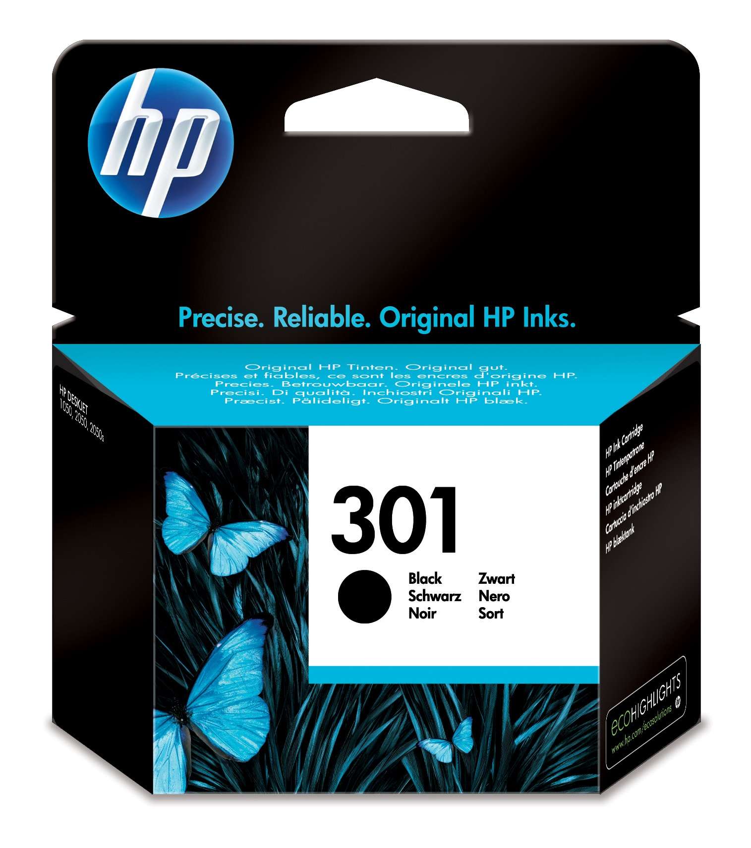 Cartucho de tinta - HP Cartucho de tinta original 301 negro