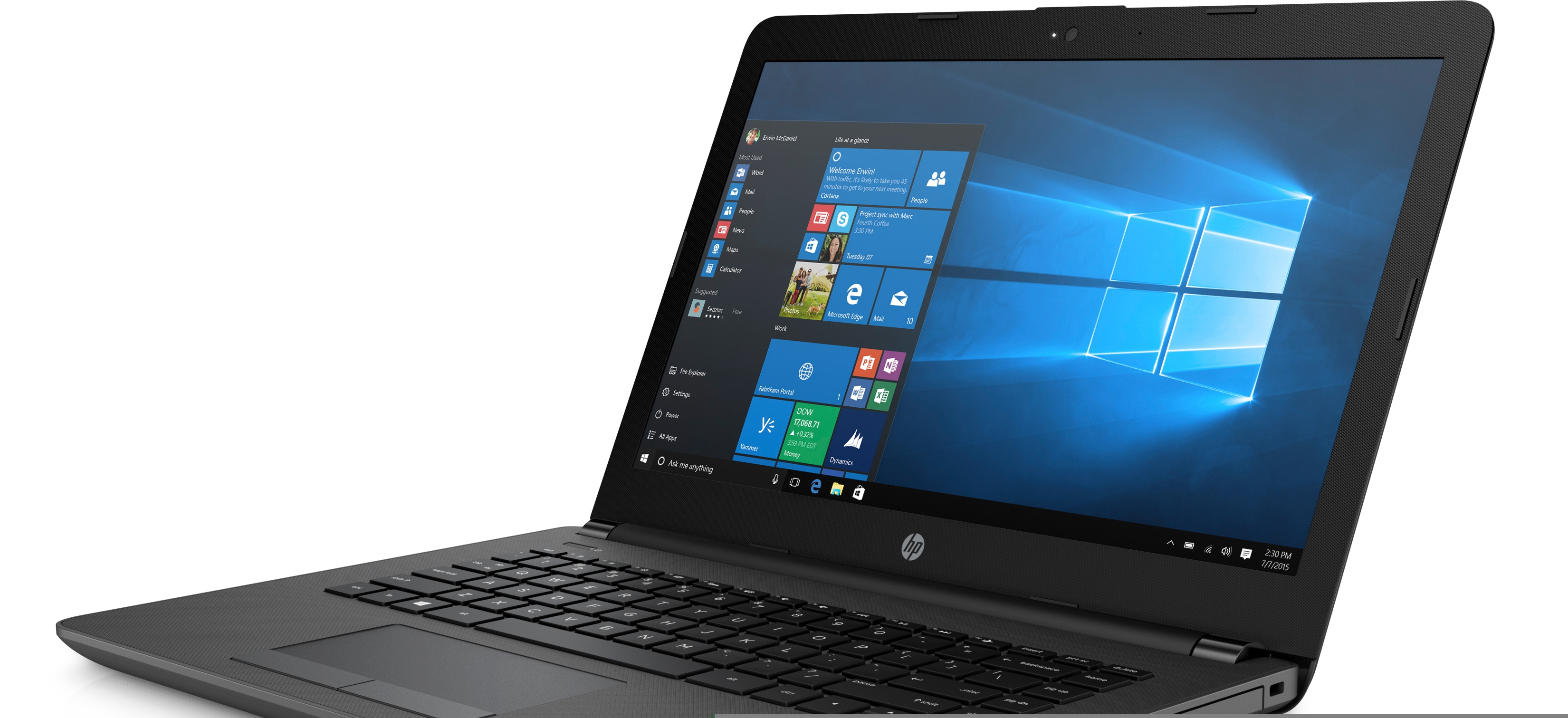 Portátil - HP 240 G6, 14", Intel® Core™ i3-7020U, 8 GB de RAM, 256 GB SSD, Negro