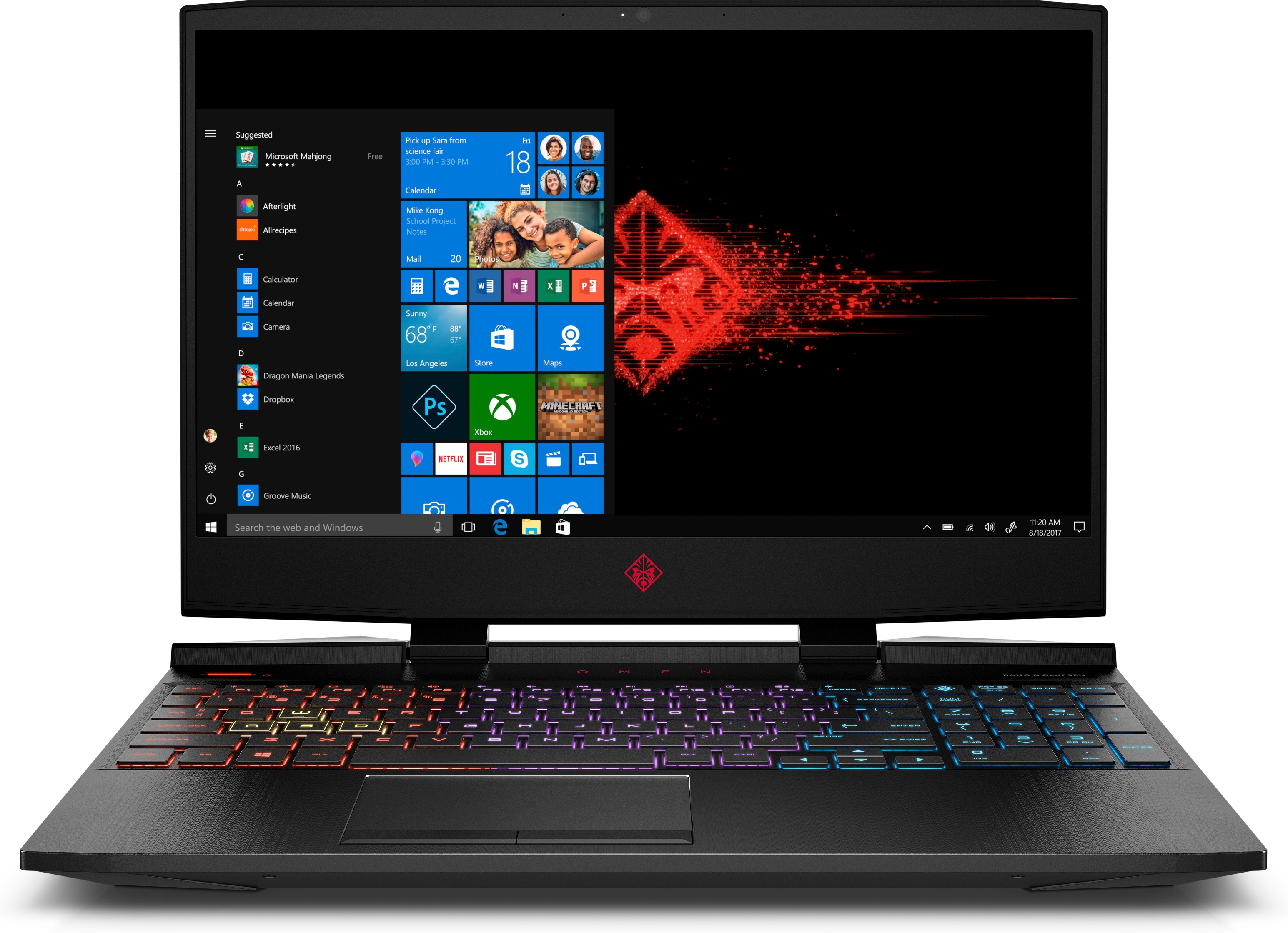 HP OMEN by HP 15-dc1001nt / i7-8750H/ 16GB/ 1TB+256 SSD/ Nvidia