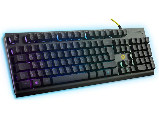 ISY IGK-3000 - Gaming Tastatur, Kabelgebunden, Schwarz