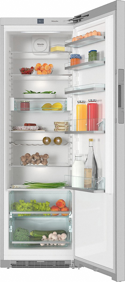 MIELE KS 28423 D ed/cs Kühlschrank (395 l, D, 1850 mm hoch, Edelstahl CleanSteel)