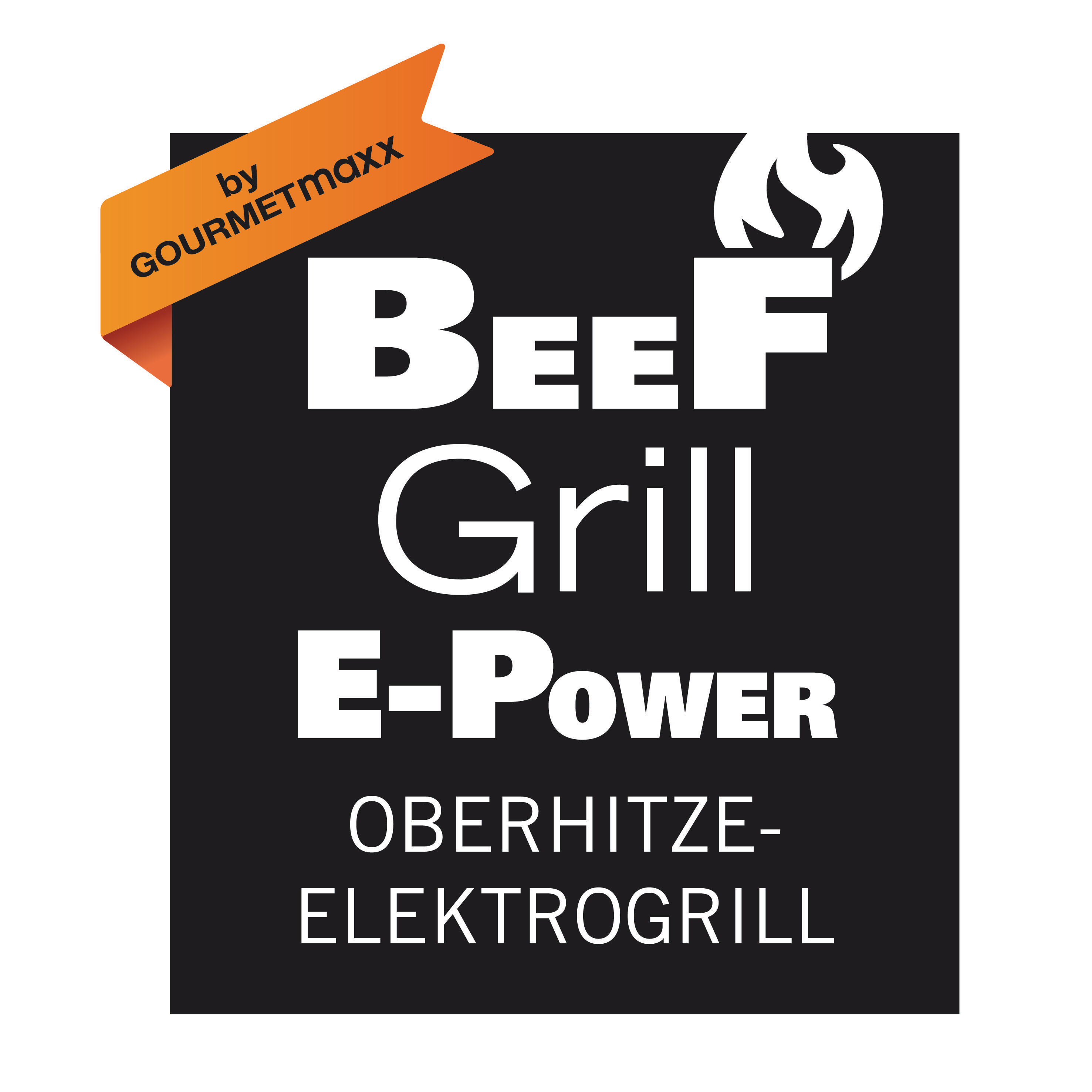 GOURMETMAXX 8100 Oberhitzegrill Beef Maker Elektrogrill, Schwarz (1200 Watt)