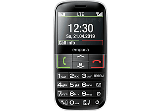 EMPORIA ACTIVE - Telefono cellulare (Nero/Argento)