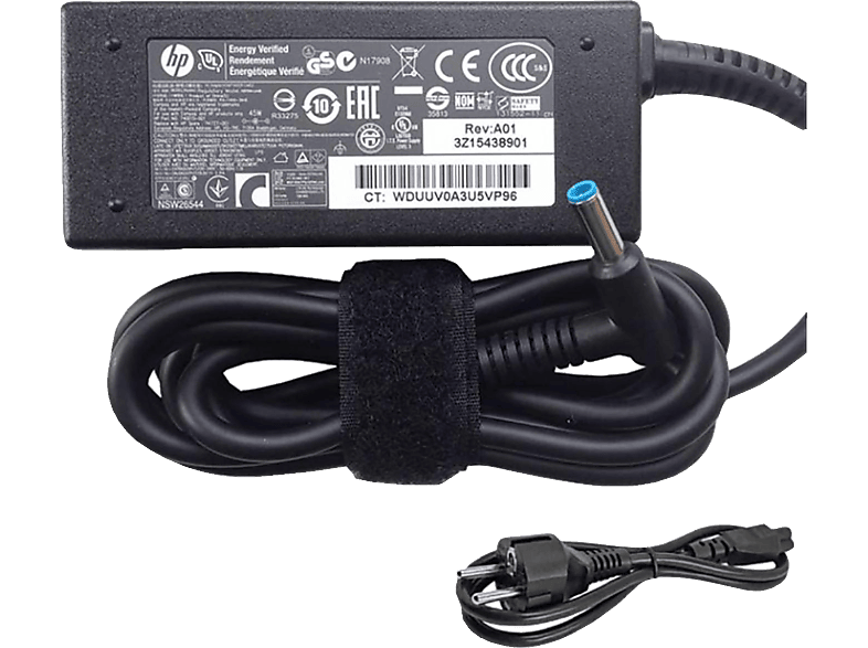 HP 65 Watt USBC Netzadapter HP, 90265 Volt 65 W, Schwarz Netzadapter
