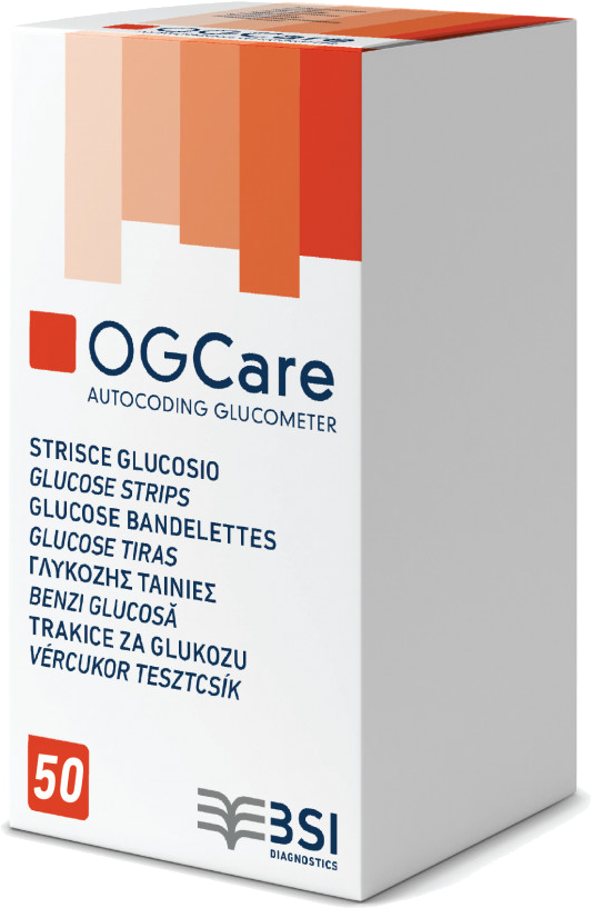 BIOCHEMICAL OG Care vércukor tesztcsík, 50db
