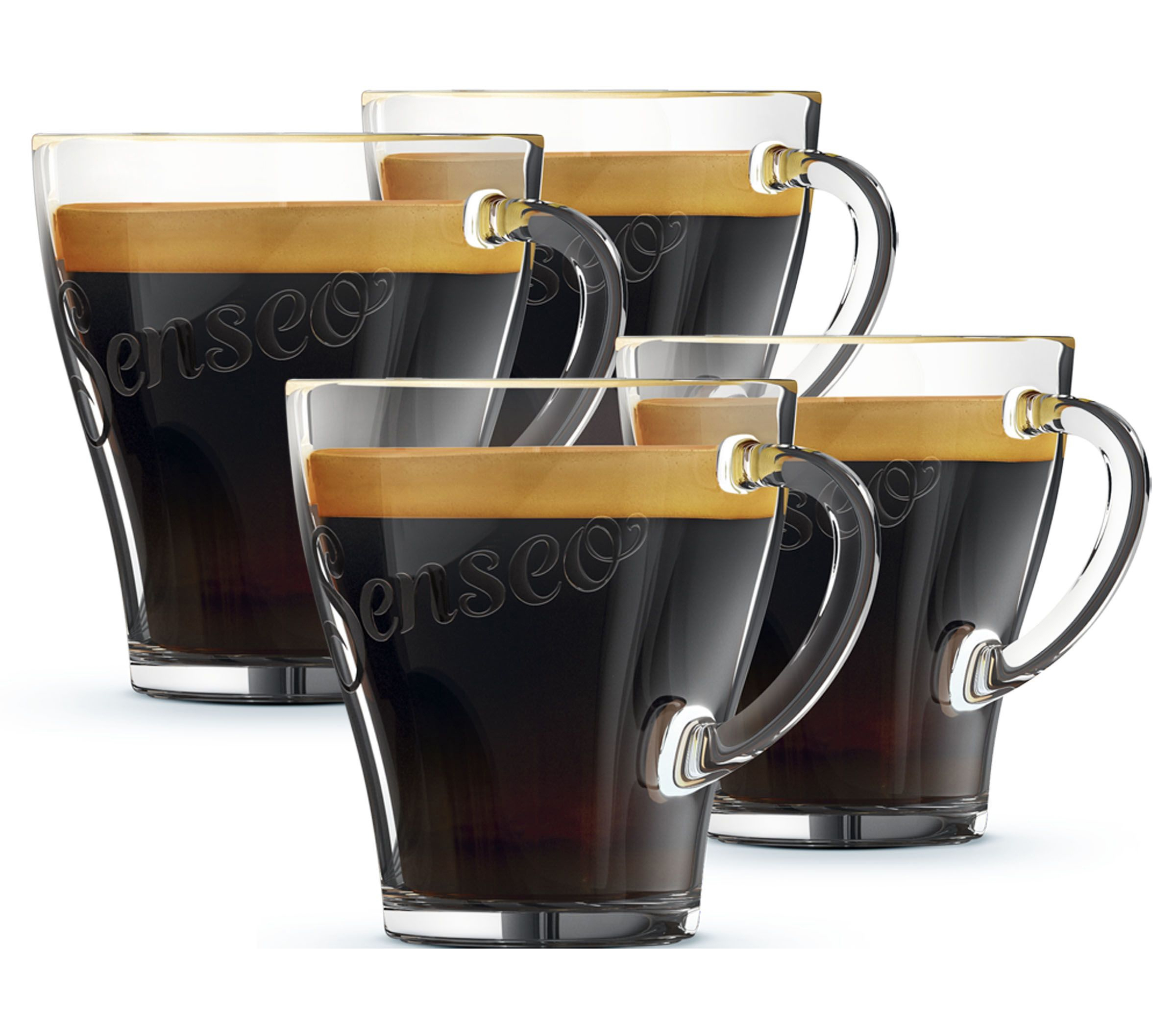 PHILIPS SENSEO® CA6511/00 Kaffee-Tassen-Set Transparent