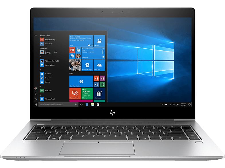 HP - B2B EliteBook 840 G6, Notebook mit 14 Zoll Display, Intel® Core™ i7 Prozessor, 16 GB RAM, 512 GB SSD, Intel® UHD Grafik 620, Silber