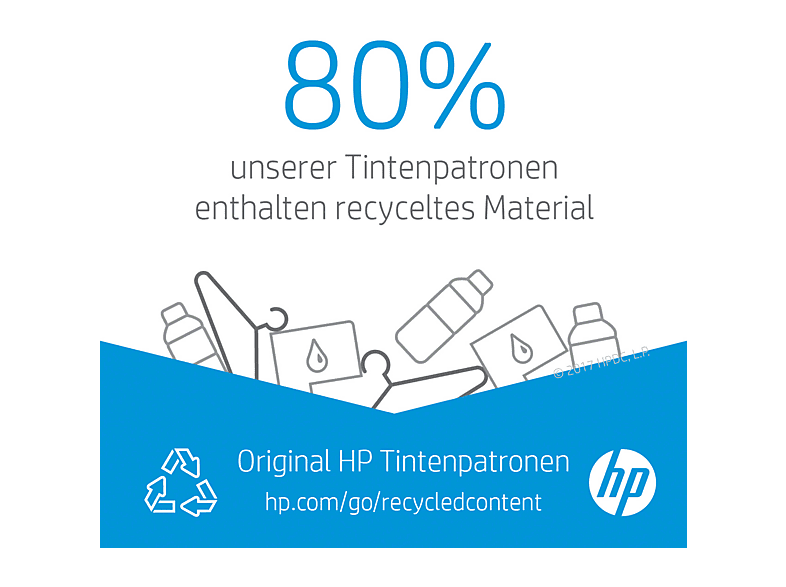 HP Druckerpatrone 933XL Original Cyan CN054AE Tinte