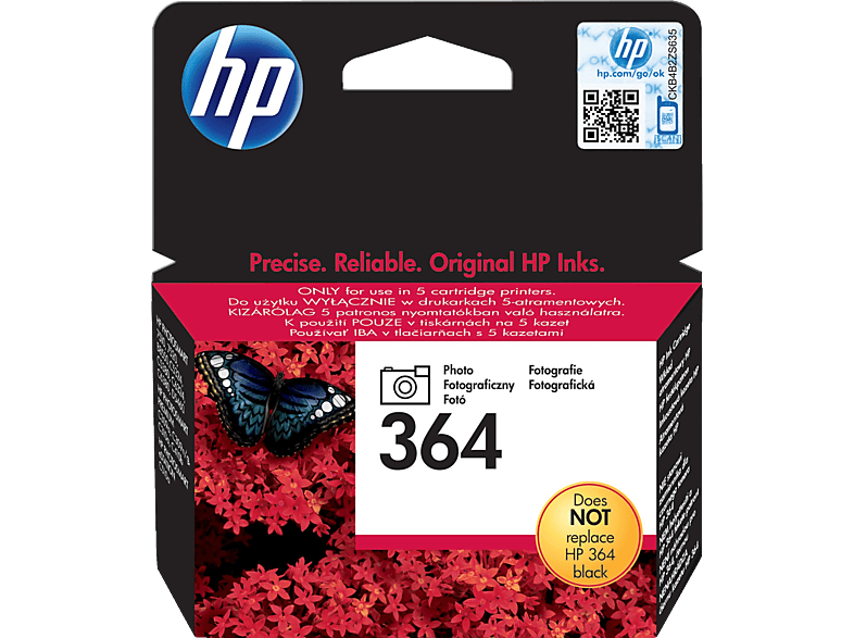Thumbnail - HP 364 Tintenpatrone Schwarz (CB317EE)