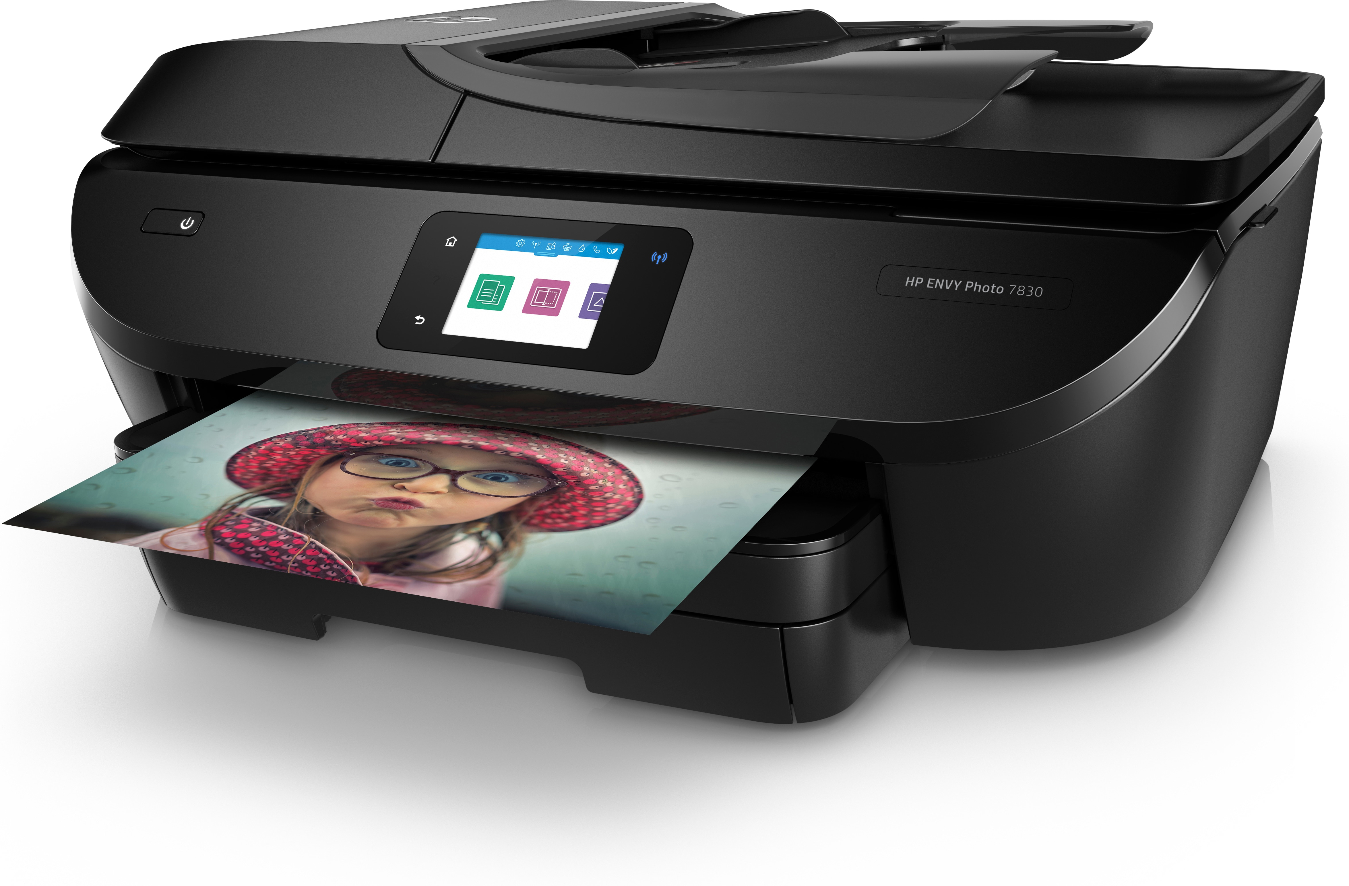 7830 ENVY WLAN Photo Multifunktionsdrucker Ink) Inkjet Netzwerkfähig HP Thermal 4-in-1 (Instant