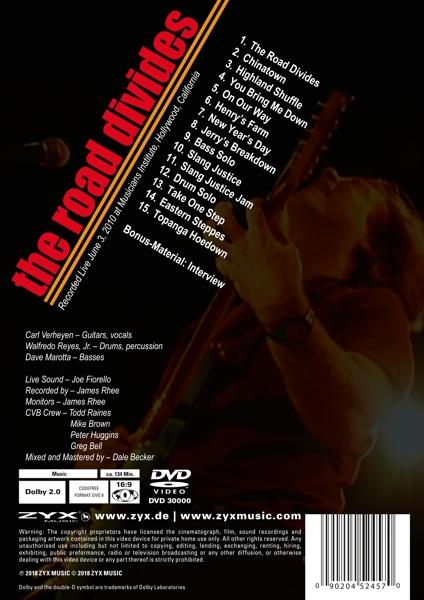 Carl Verheyen - The Road Divides-In Concert  - (DVD)