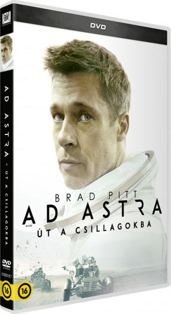 Az 'Ad Astra' című film DVD-tokja Brad Pitt-tel.
